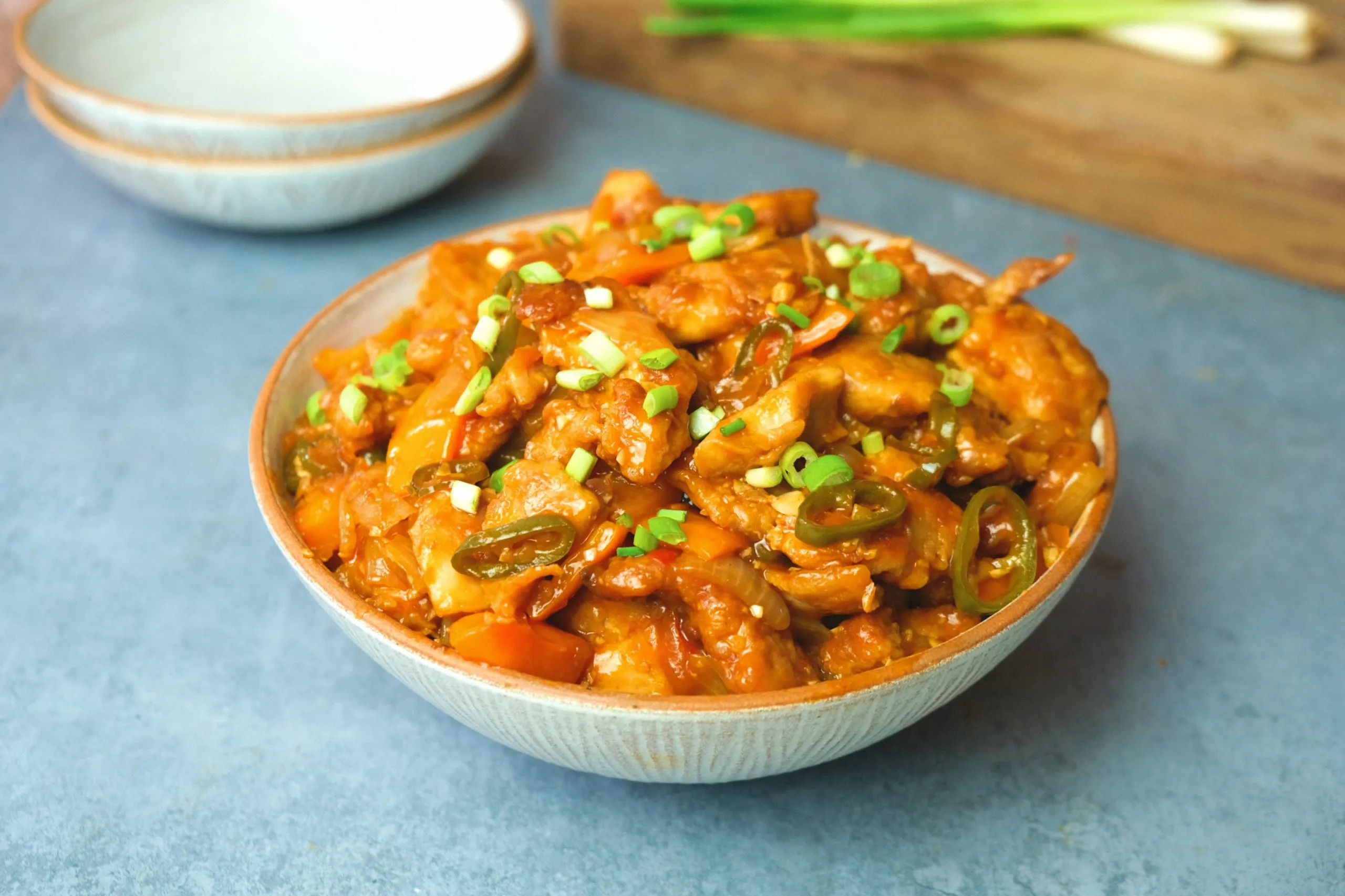 Chicken with Red Chile and Garlic