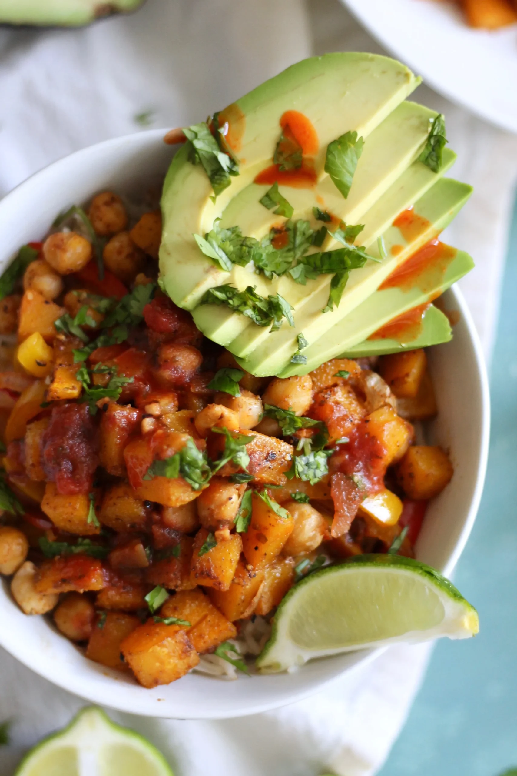 Chickpea Breakfast Burrito Bowls