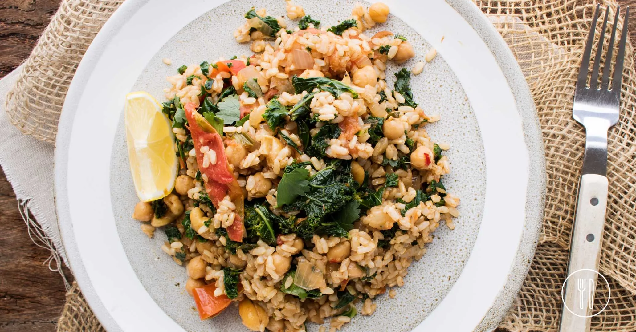 Chickpea Cashew and Shallot Pilaf