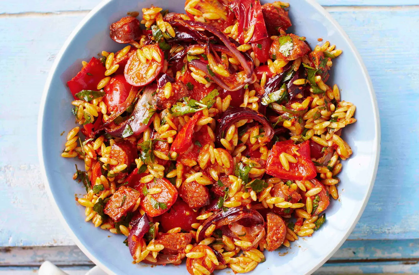 Chickpea Chorizo Quinoa Shells