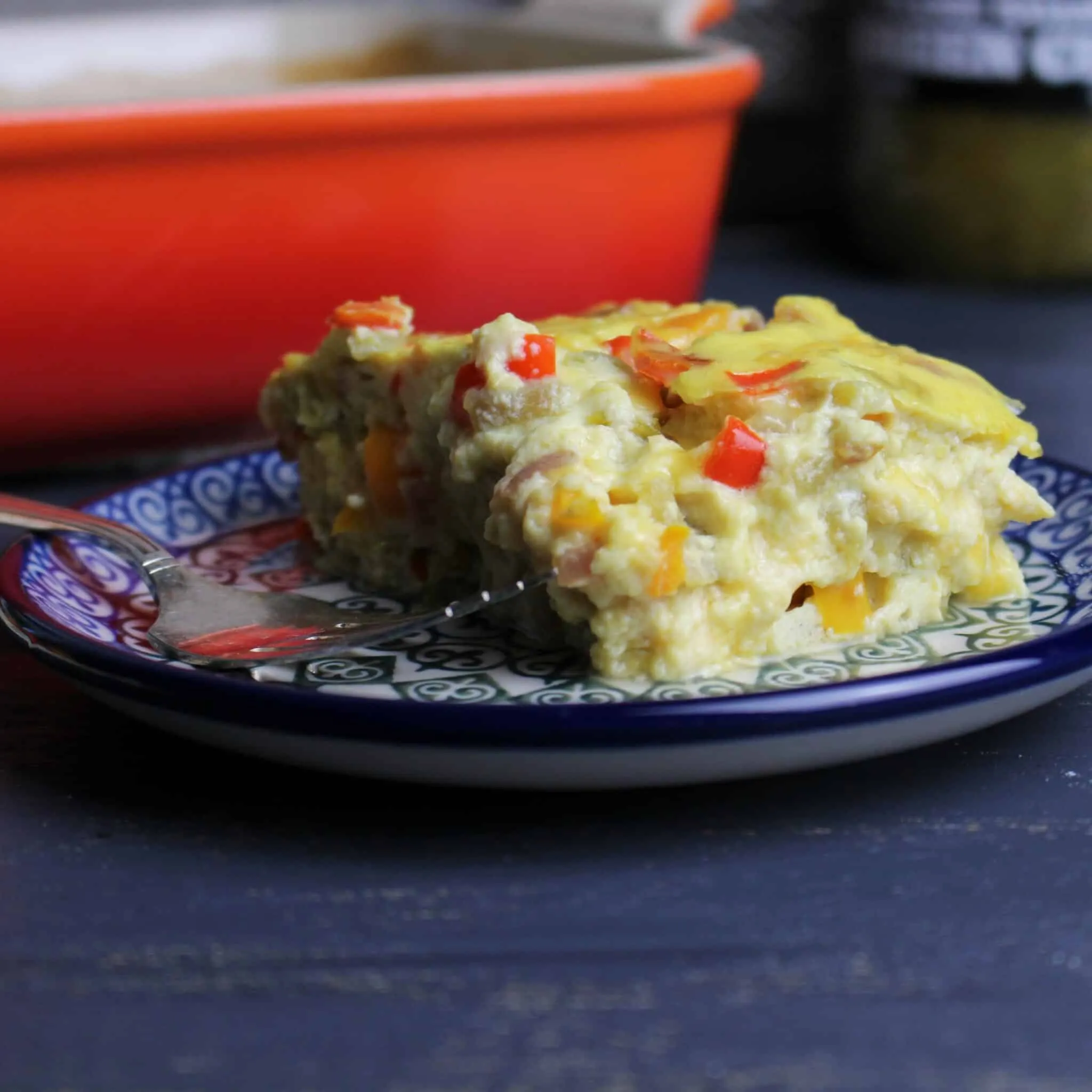Chile Rellenos Crustless Quiche