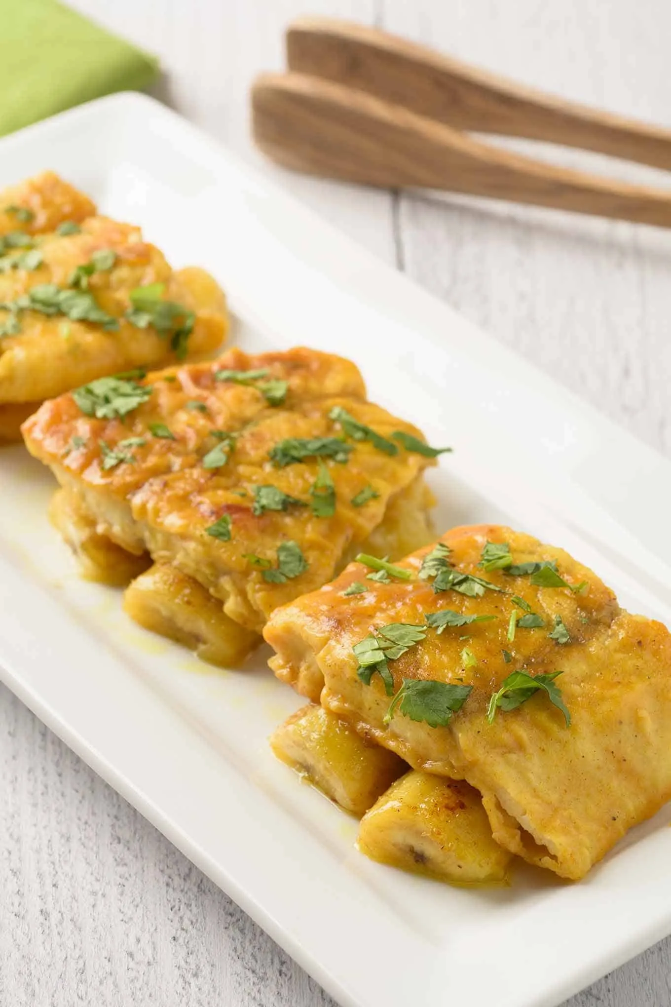 Chili Orange Fish Fillets with Banana