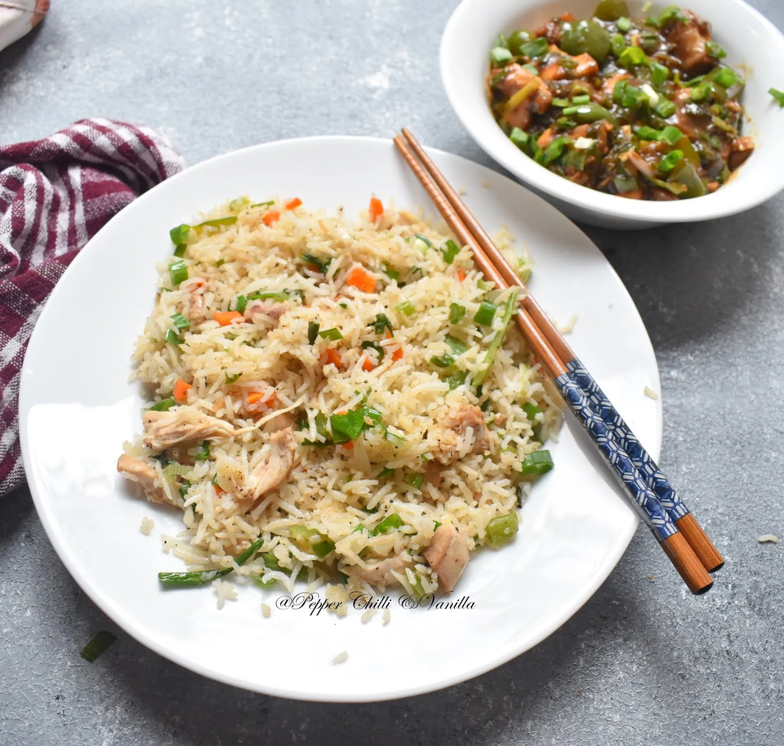 Chinese Style Fried Rice and Chicken