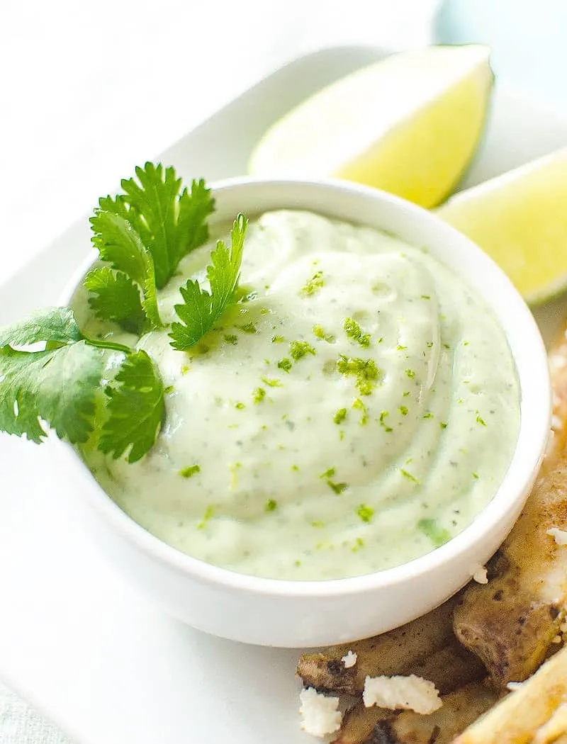 Chipotle Steak Fries with Avocado Lime Ranch Dipping Sauce