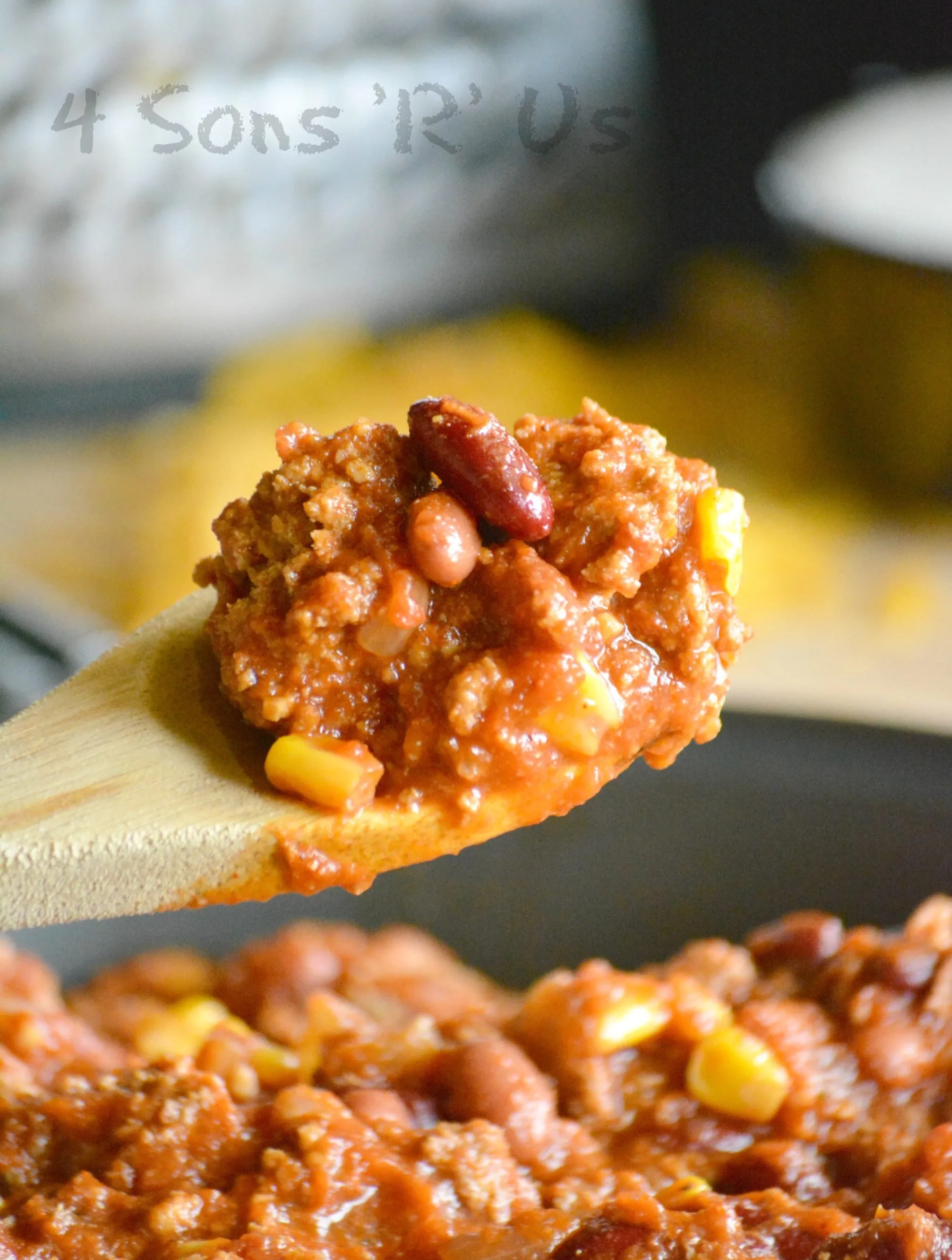 Chipotle Sweet Corn Leftover Meatloaf Chili