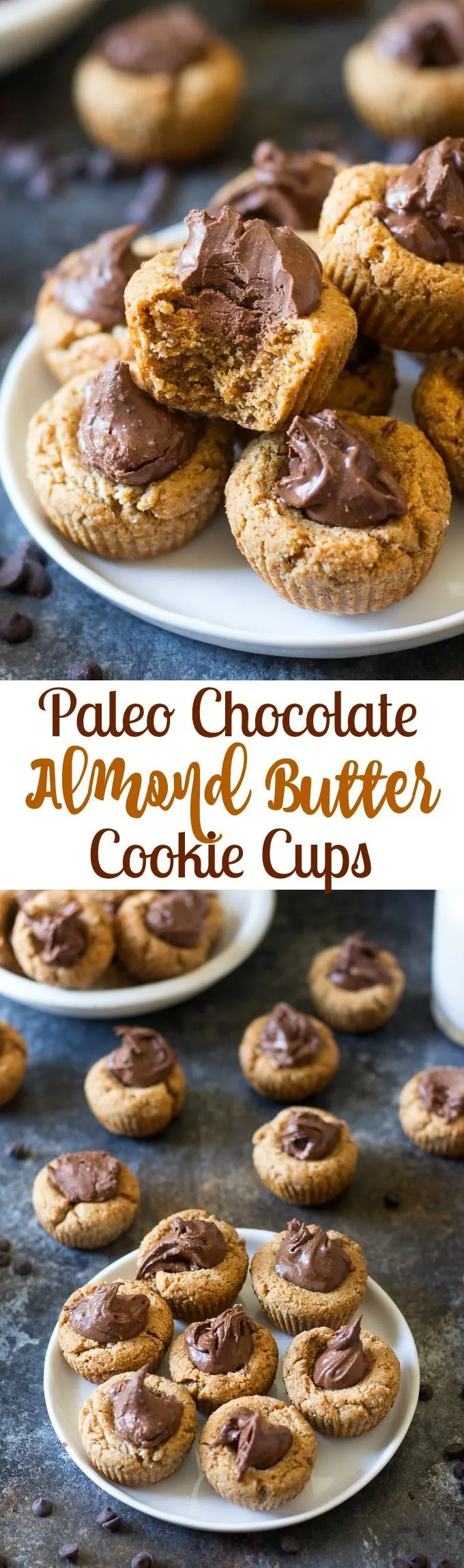 Chocolate Almond Cookie Cups