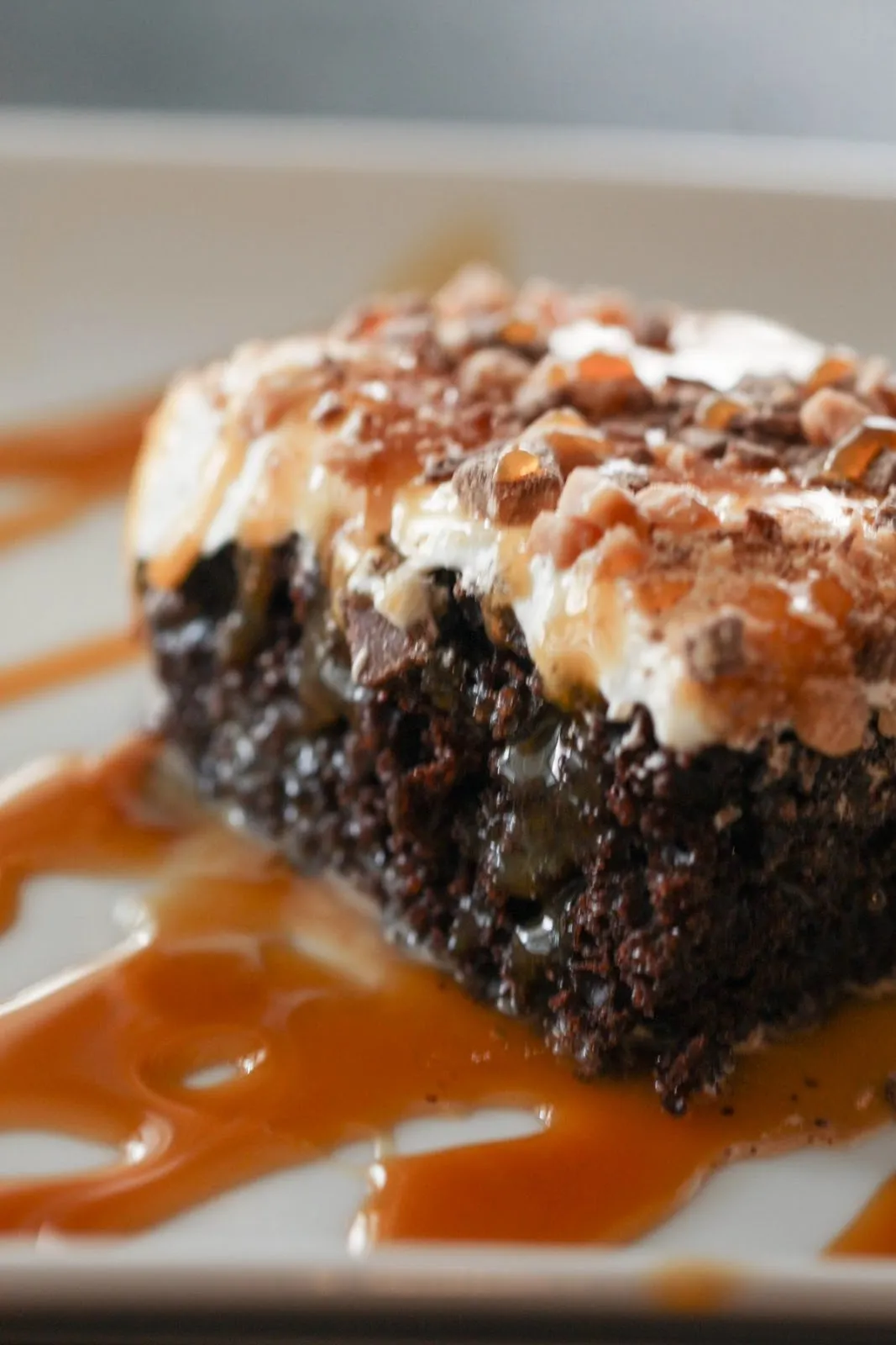 Chocolate Cake with Toffee and Caramel