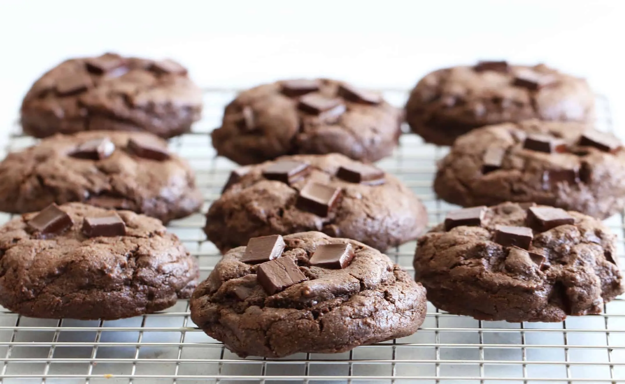 Chocolate Chickpea Flour Cookies