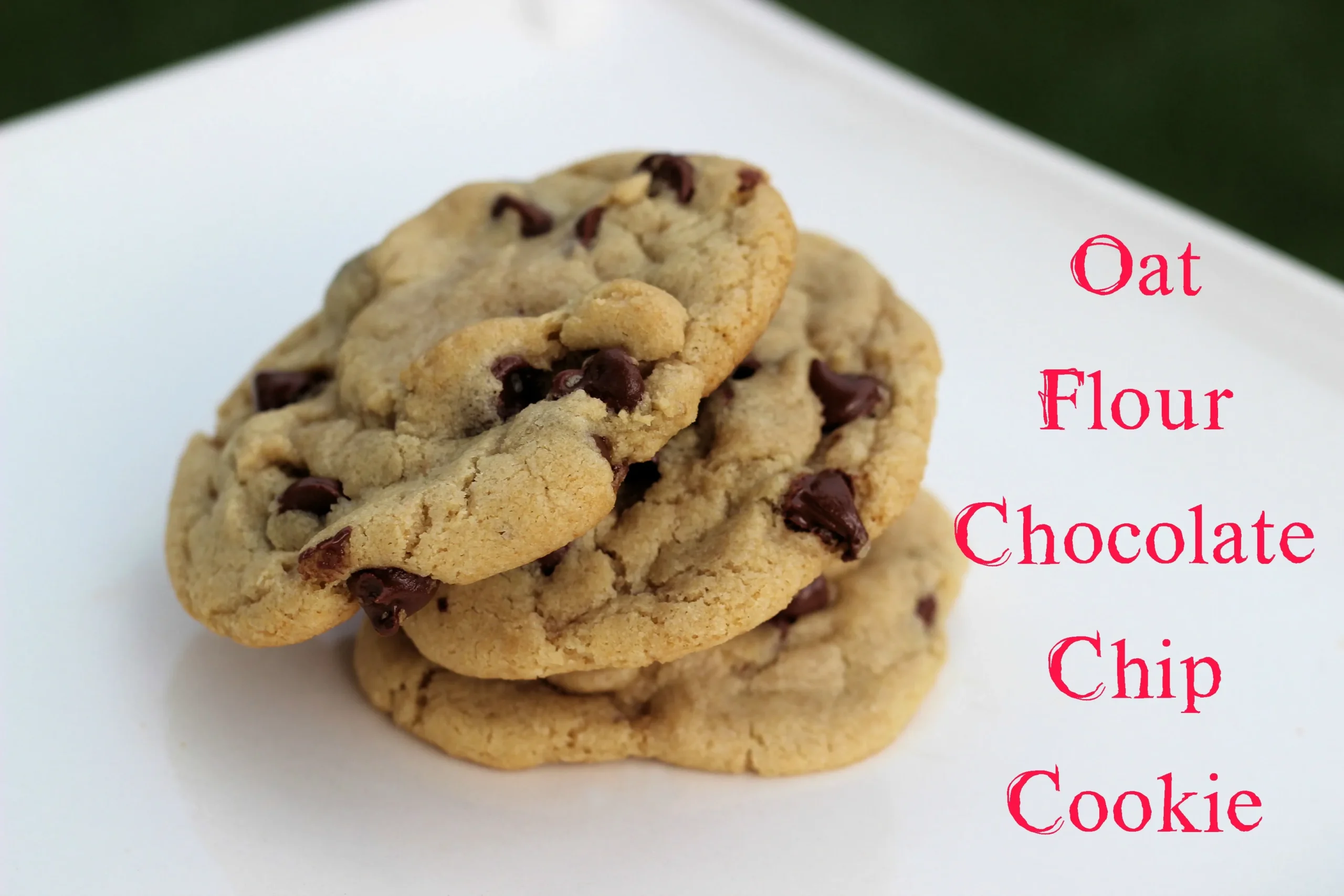 Chocolate Chip Oat Flour Cookies