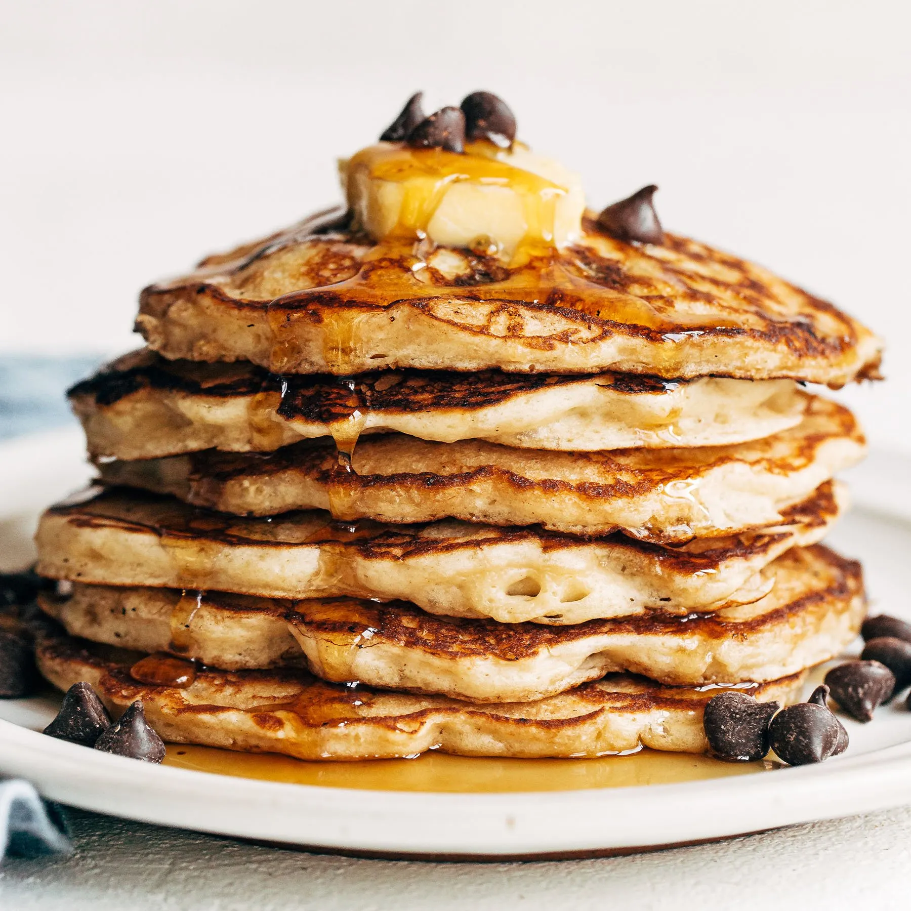 Chocolate Chip Pancakes Healthy Easy
