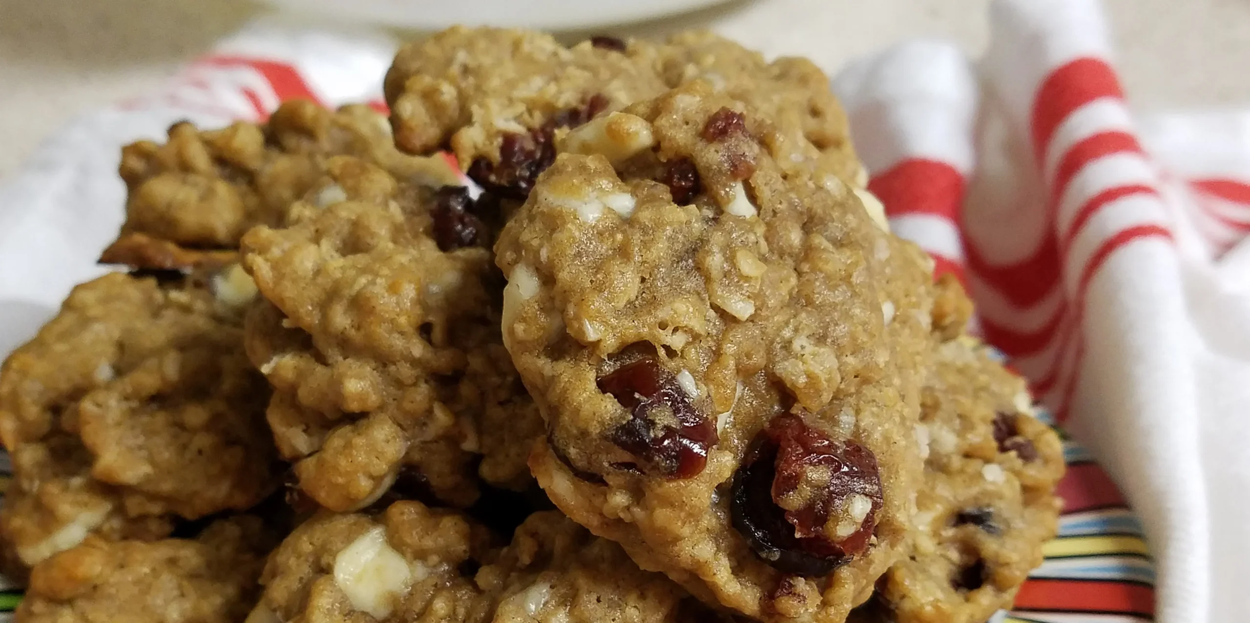 Chocolate Chunk Cranberry Oatmeal Cookies