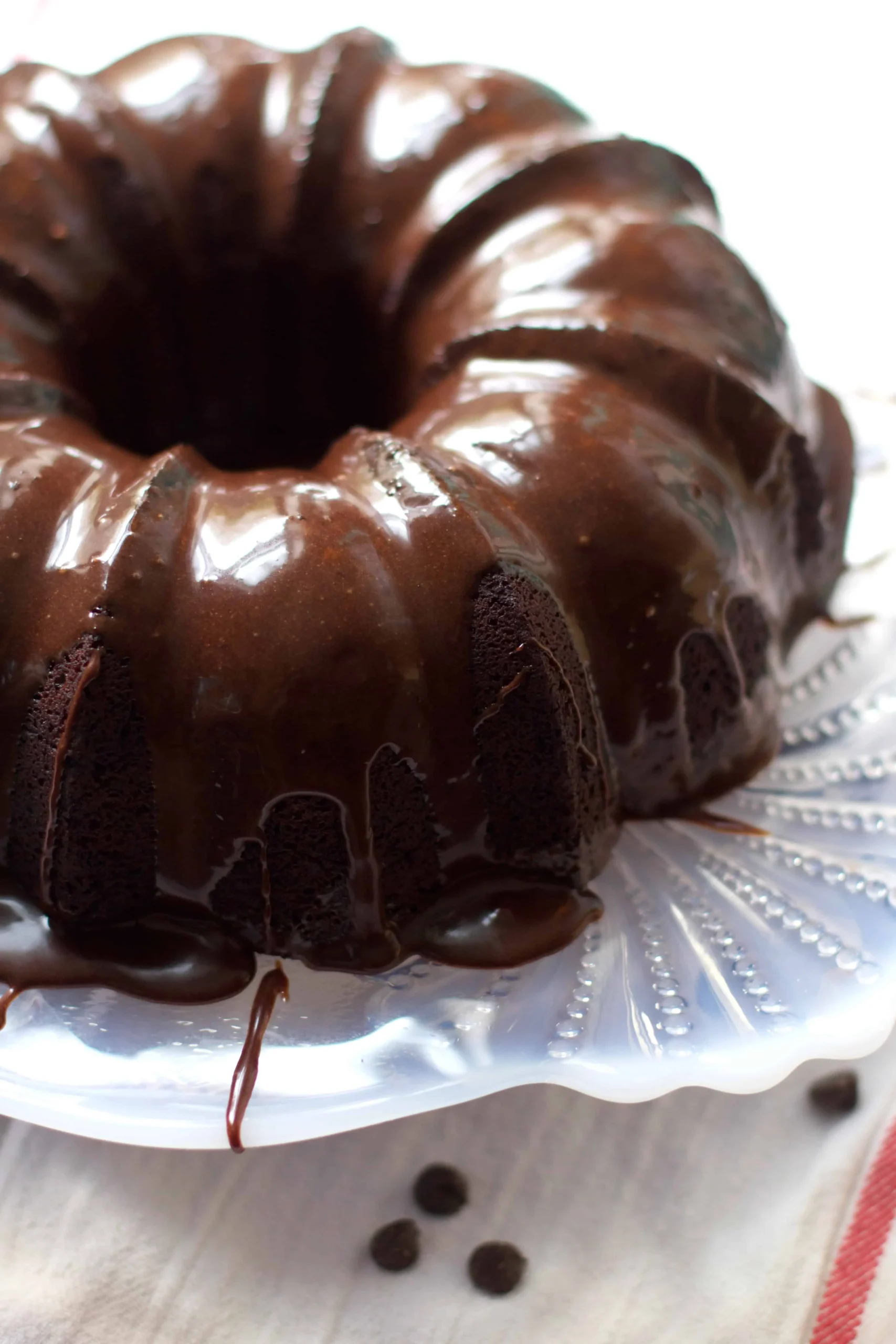 Chocolate Coffee Frosted Bundt Cake