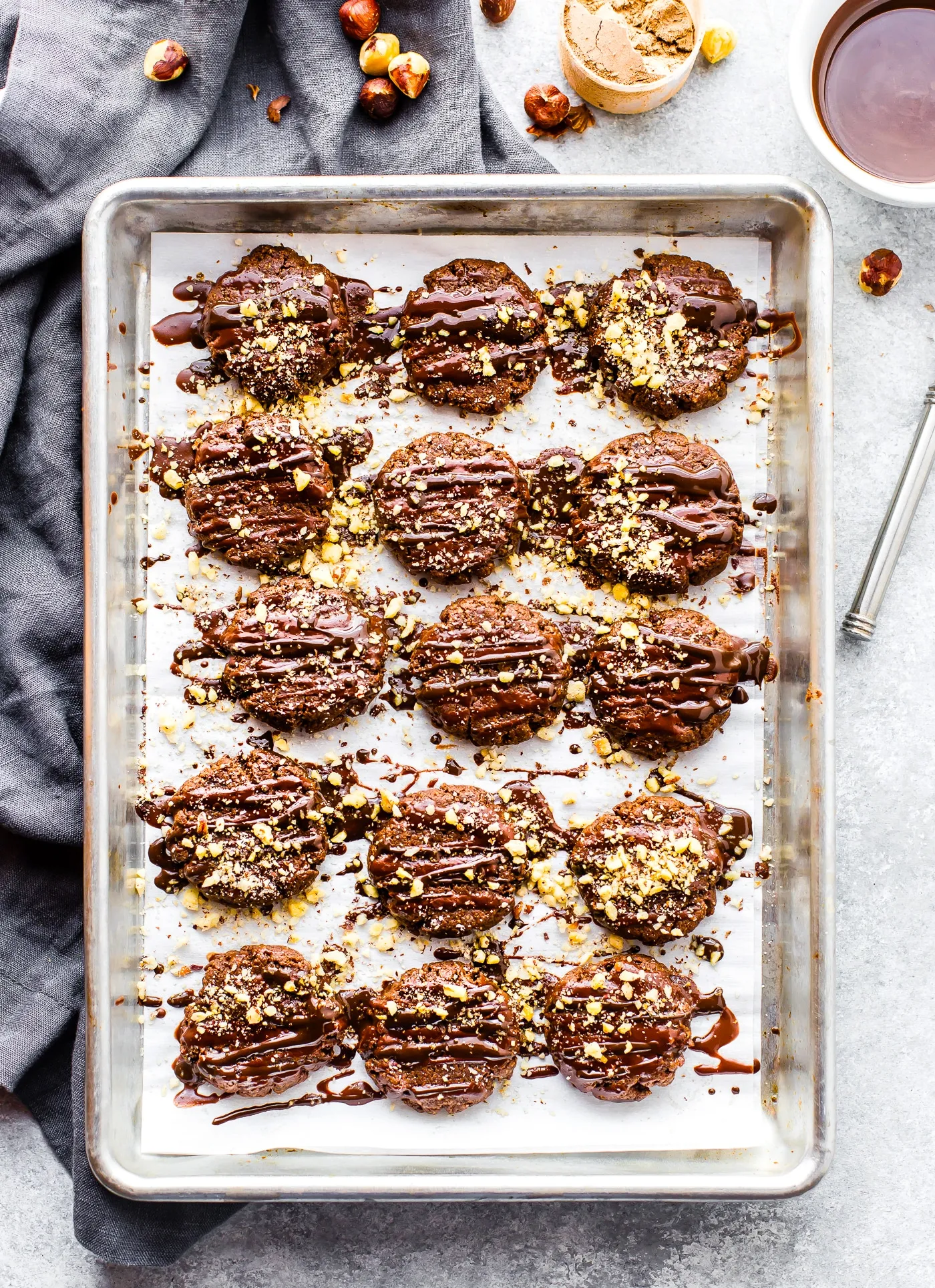 Chocolate Hazelnut Breakfast Protein Cookies