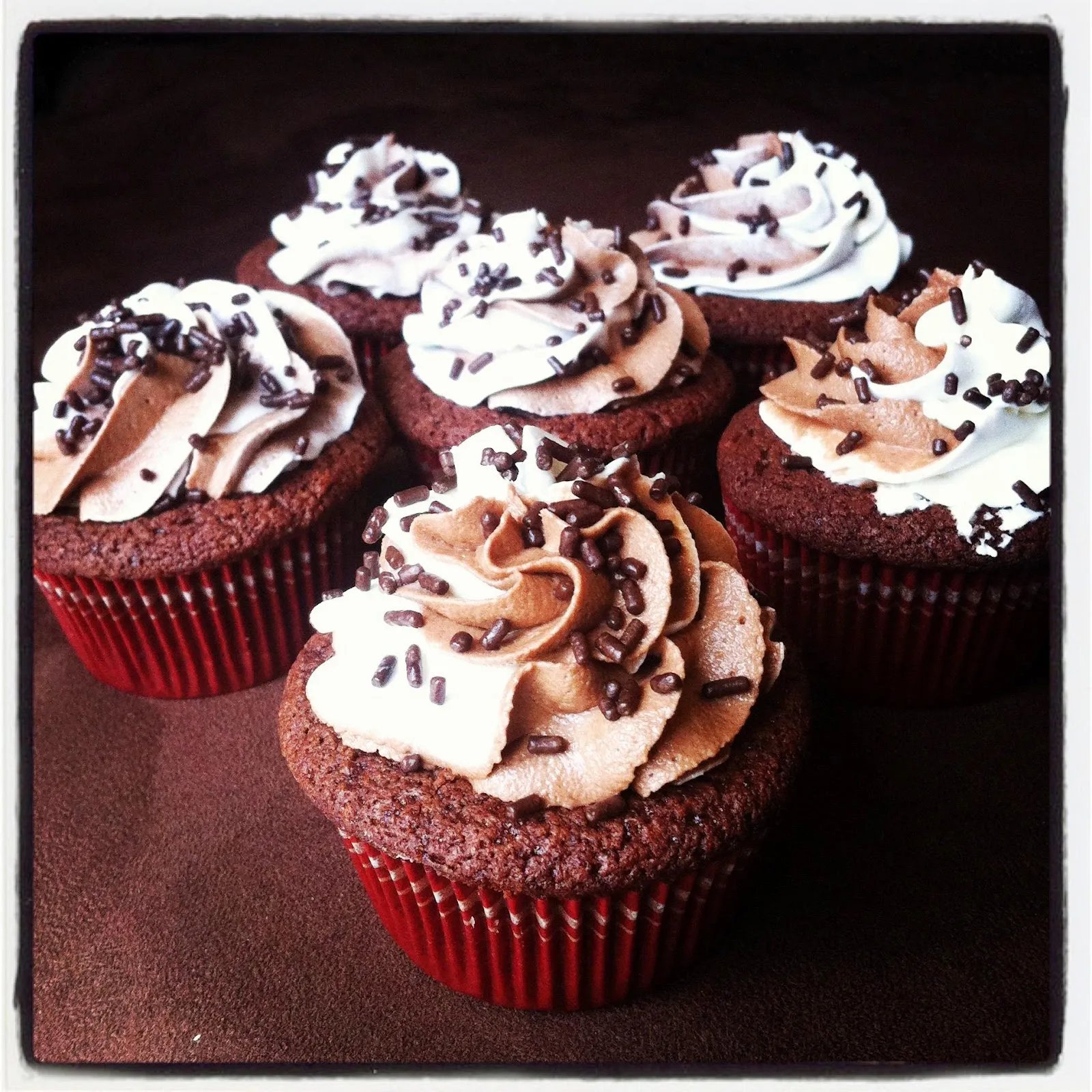 Chocolate Hazelnut Cupcakes with Nutella Buttercream