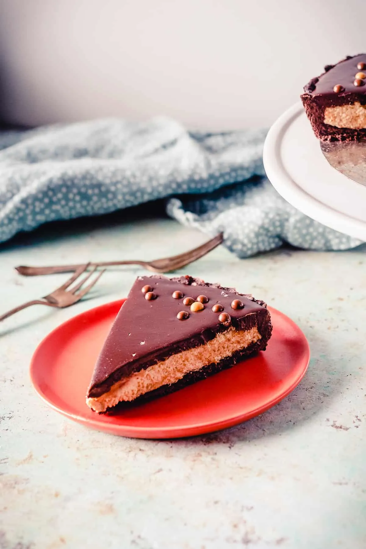 Chocolate Peanut Butter Tart