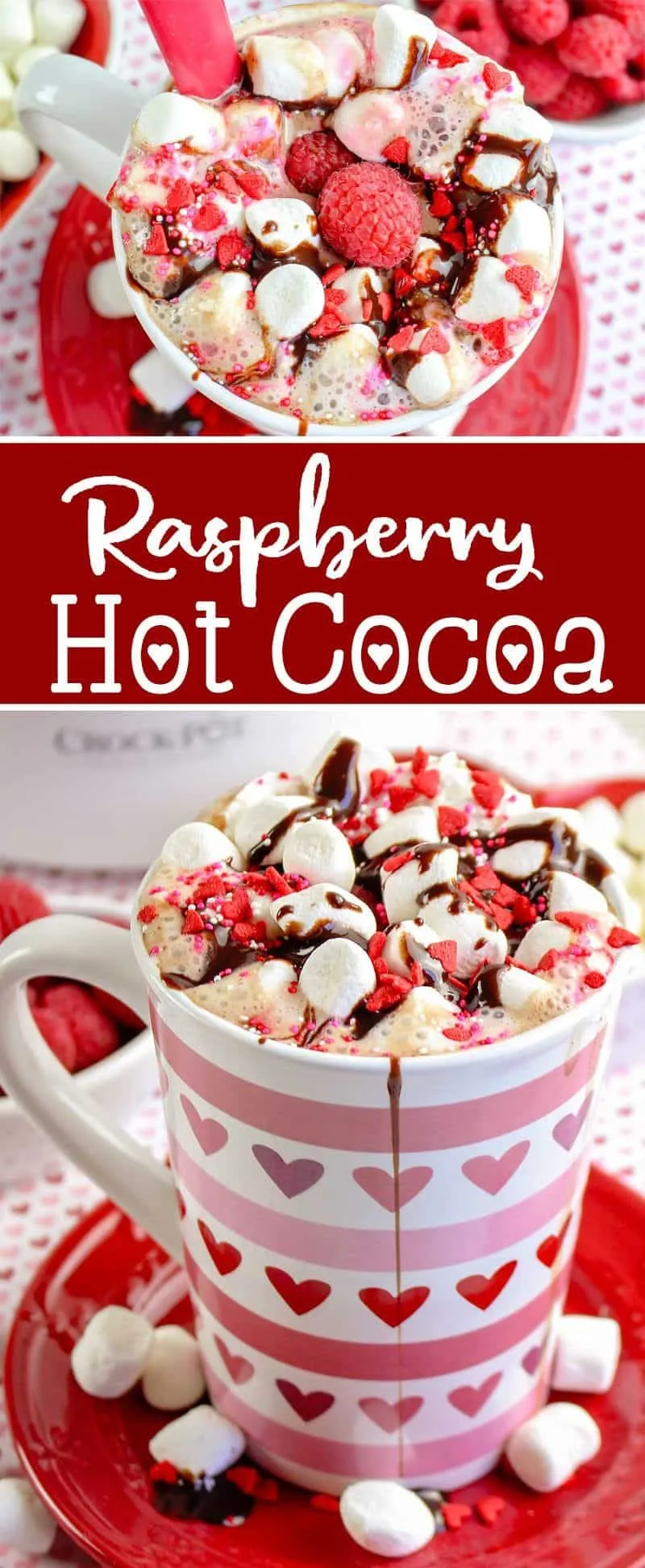 Chocolate Raspberry Hot Cocoa