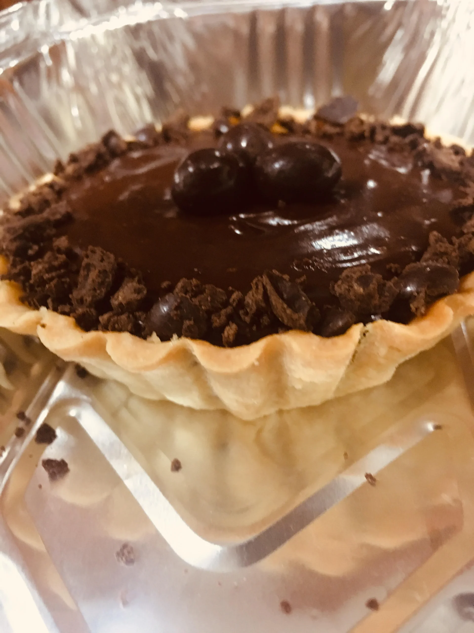 Chocolate Tart with Coffee Bean Syrup