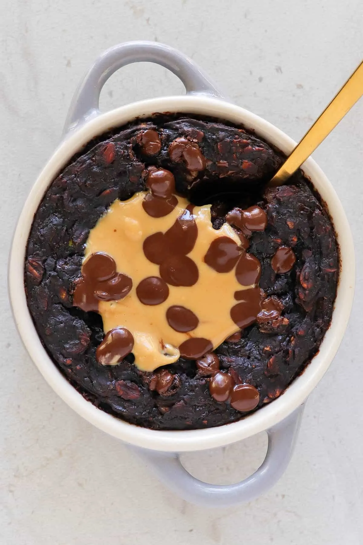 Chocolate Zucchini Baked Oats