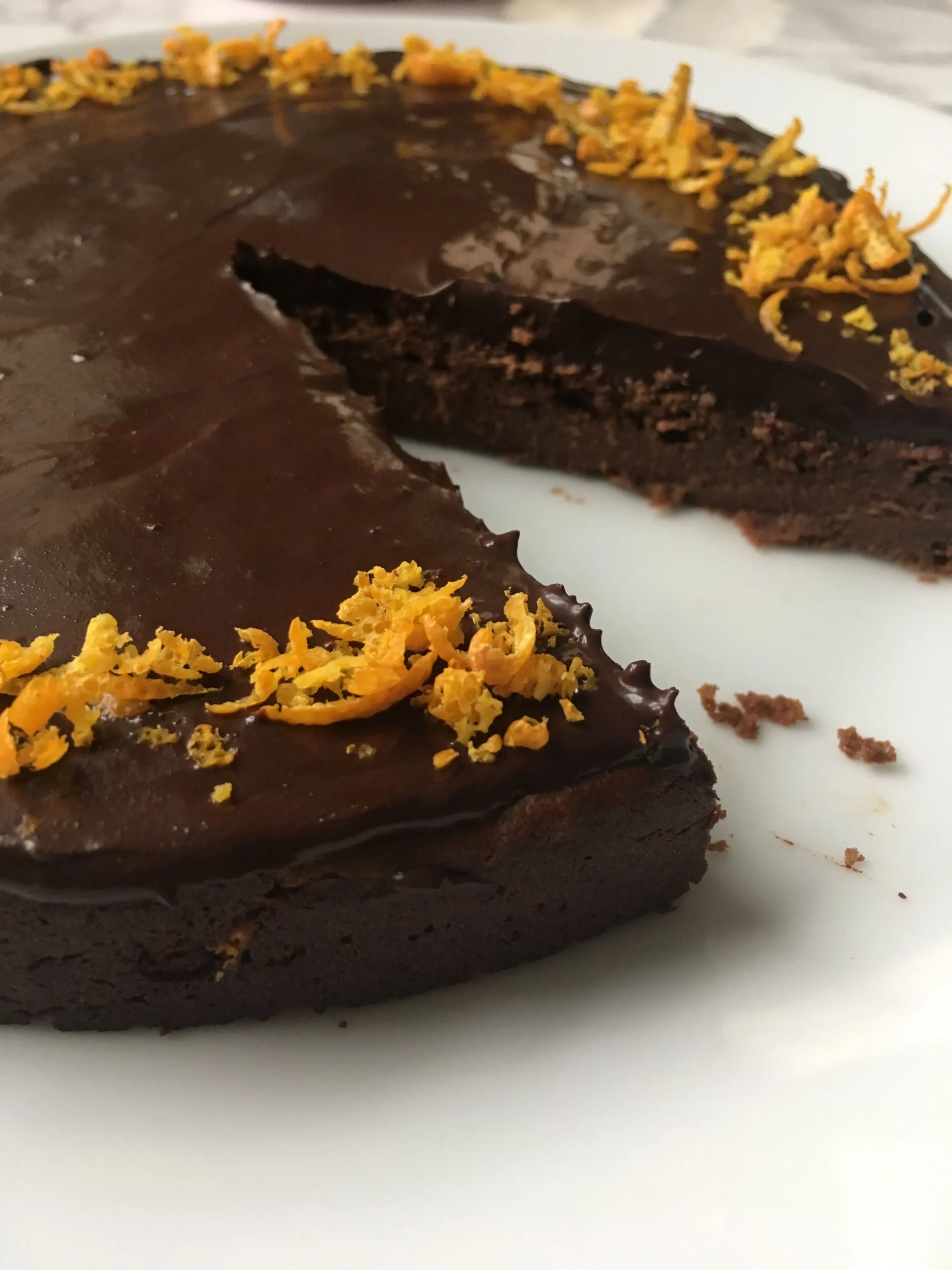 Chocolate and Orange Flourless Cake