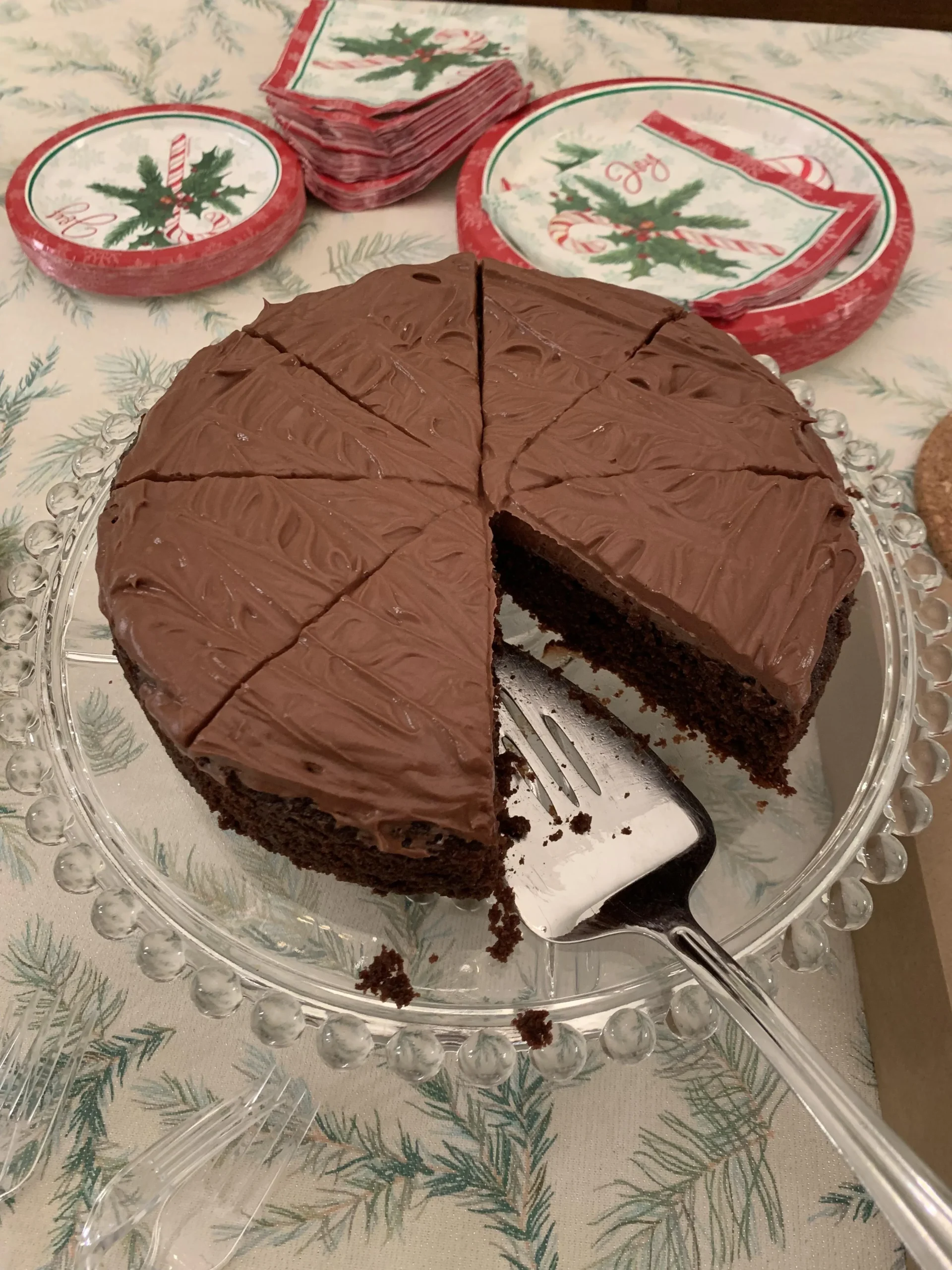 Christmas Eve Chocolate Cake