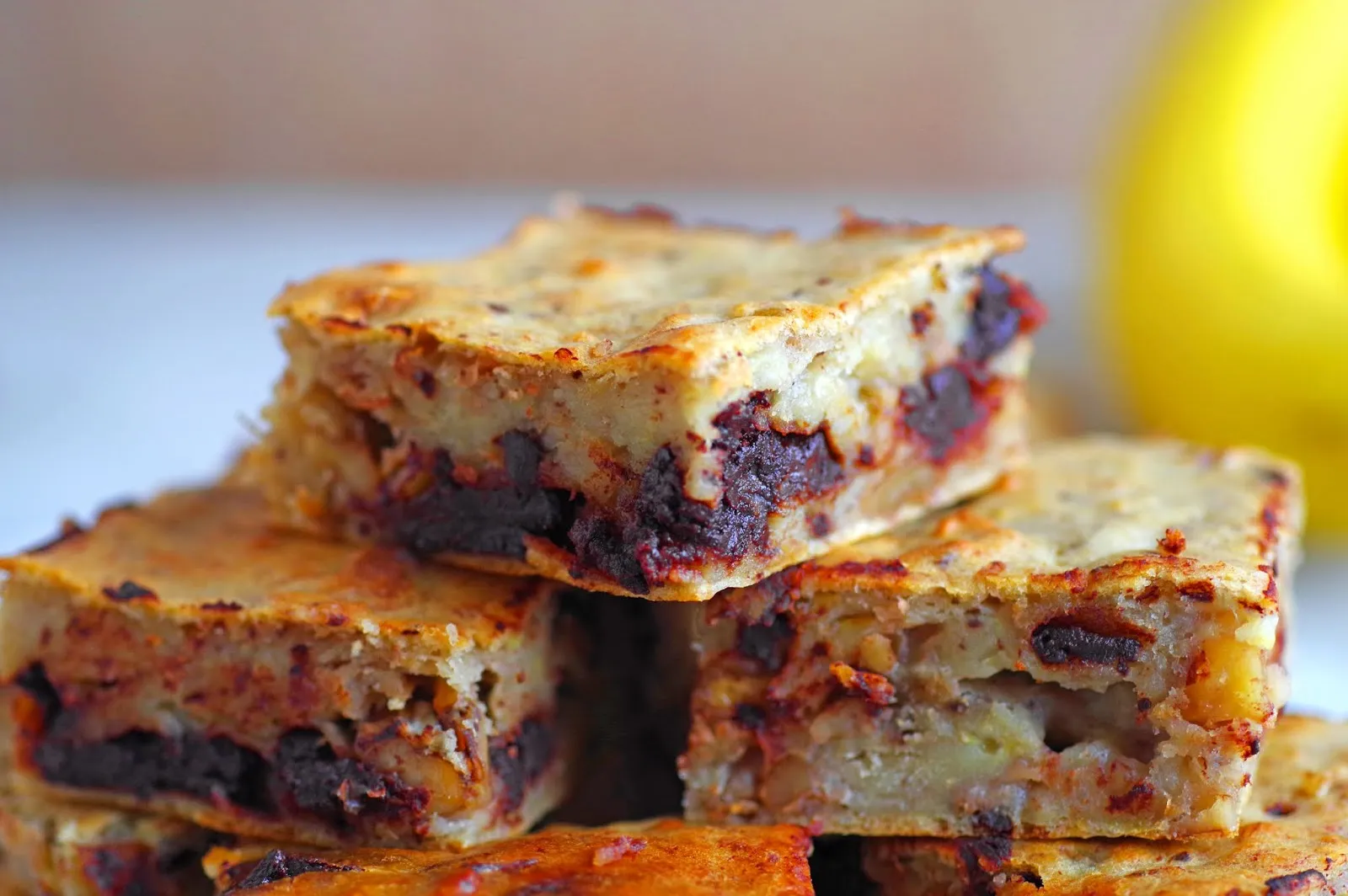 Chunky Monkey Banana Blondies