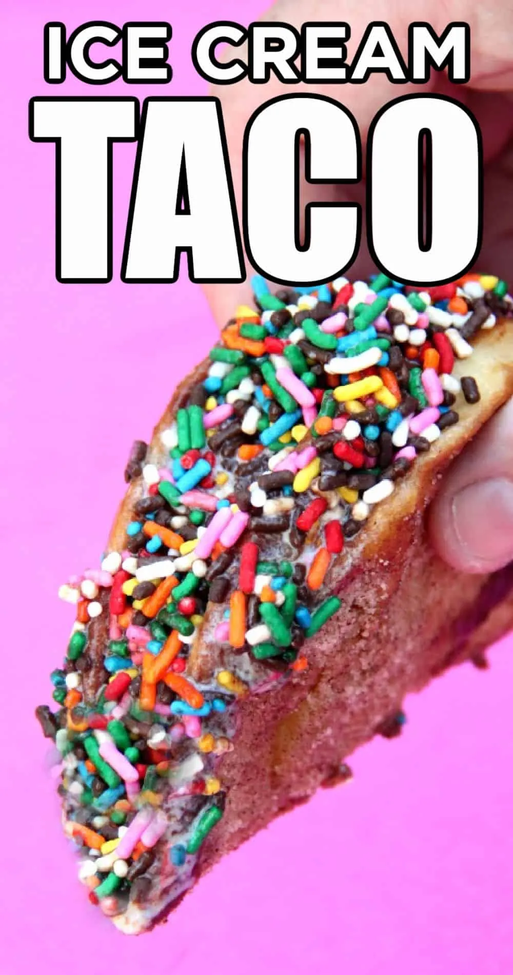 Churro Ice Cream Tacos