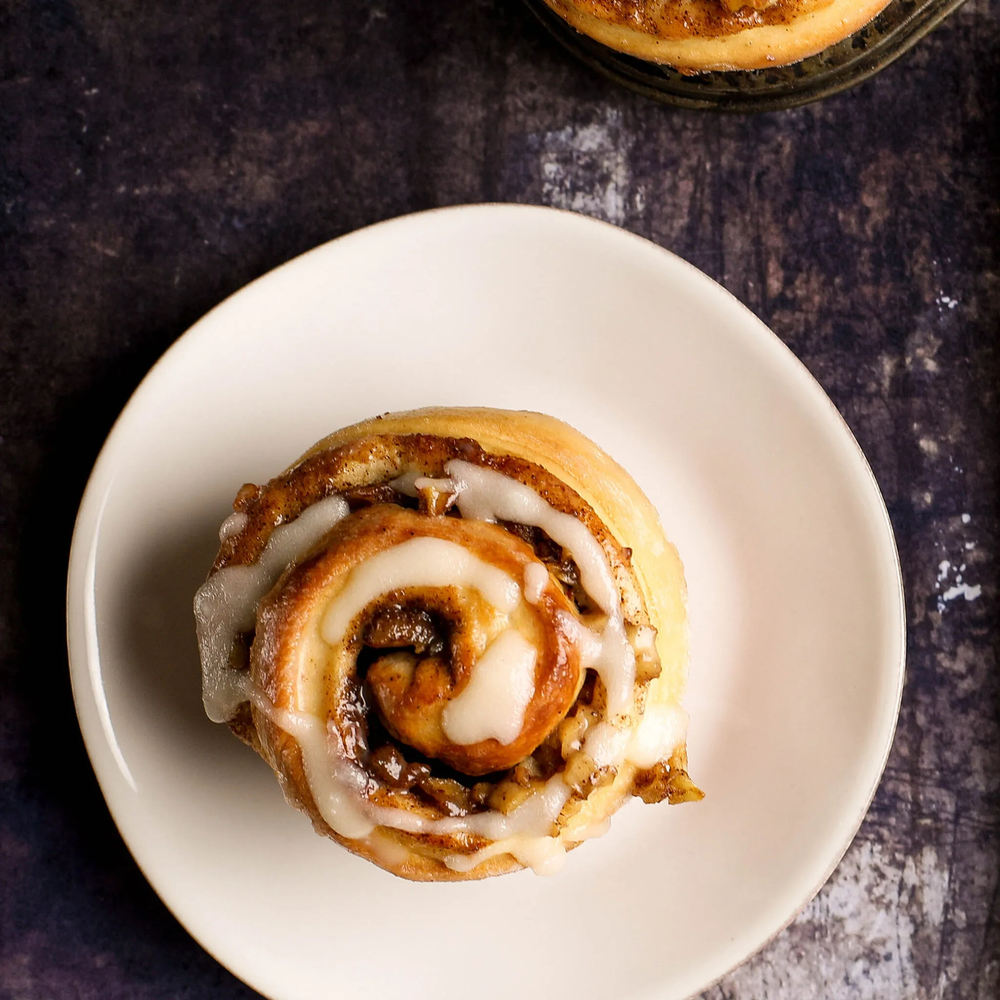 Cinnamon Pecan Rolls with Vanilla Bean Glaze