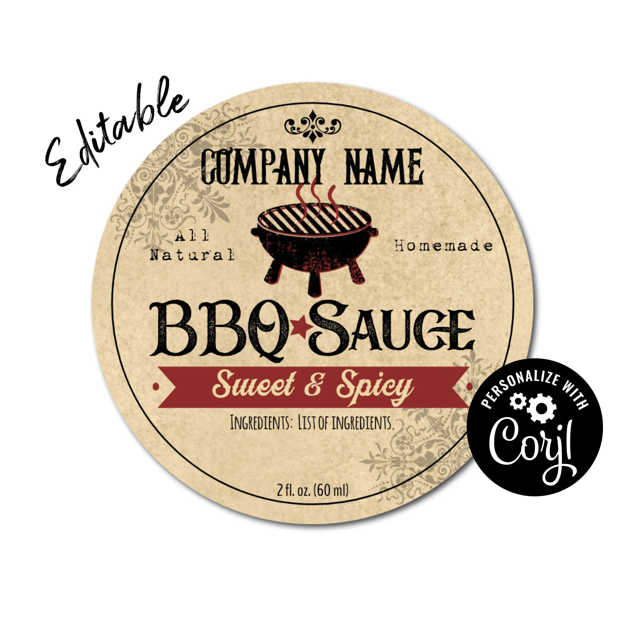 Circle F BBQ's Regular BBQ Sauce