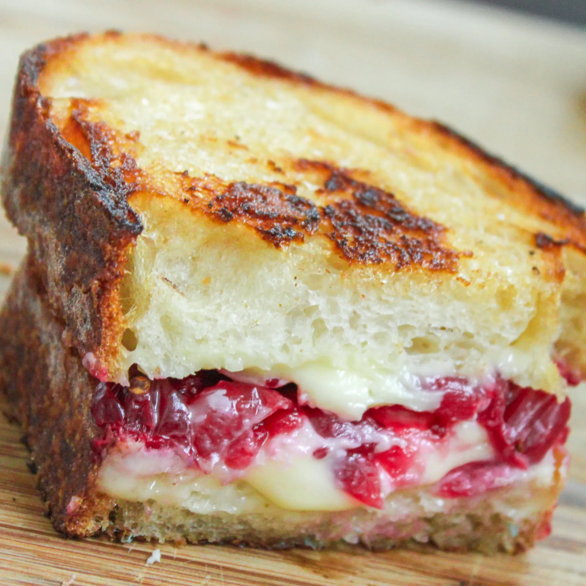 Citrus Chardonnay Cranberry Grilled Cheese