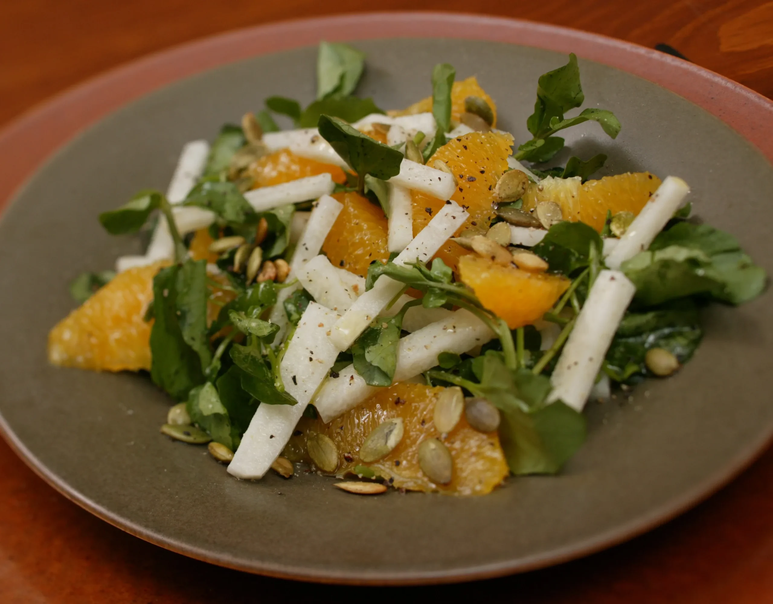 Citrus Jicama and Watercress Salad