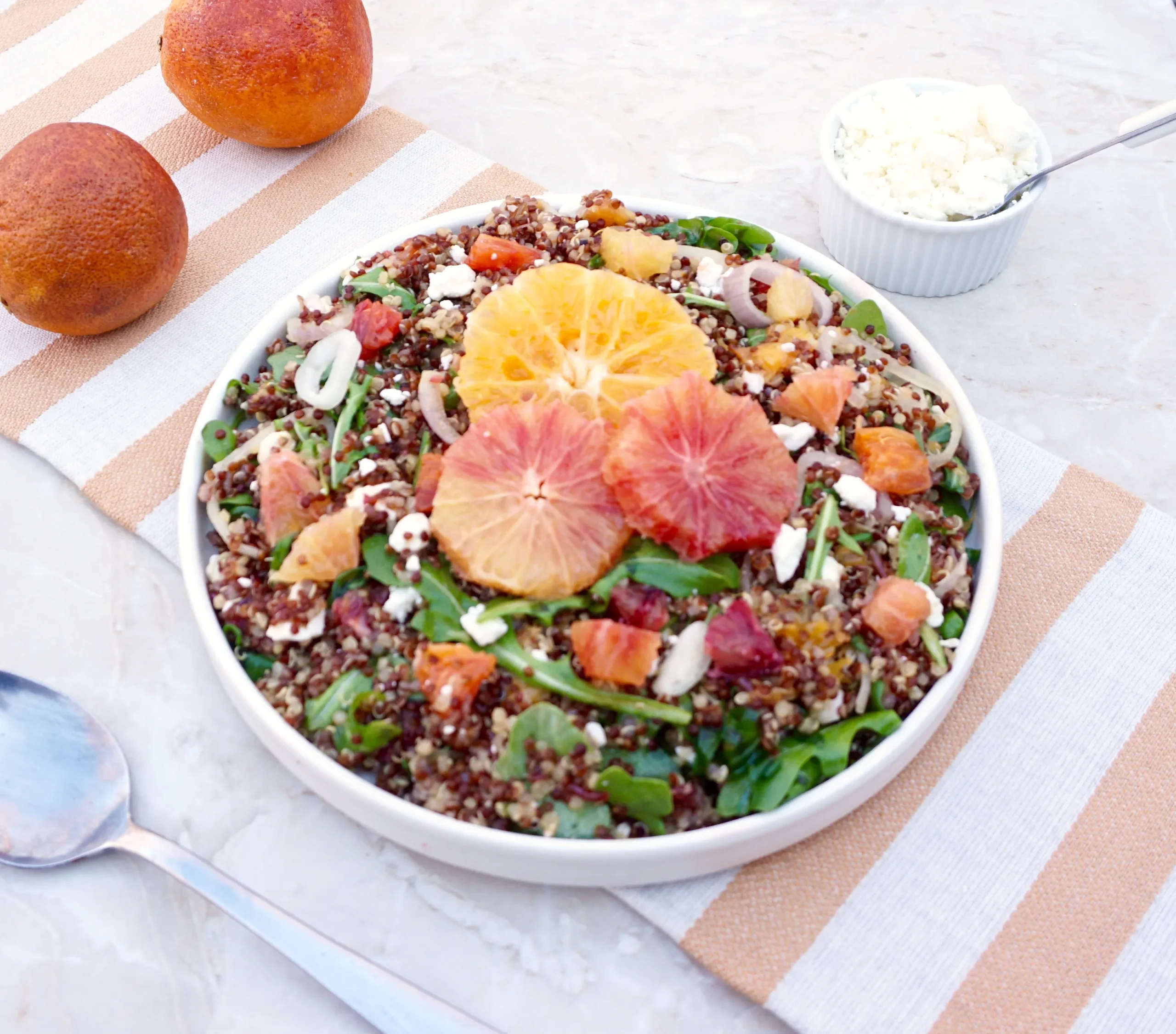 Citrus Quinoa Salad with Toasted Almonds