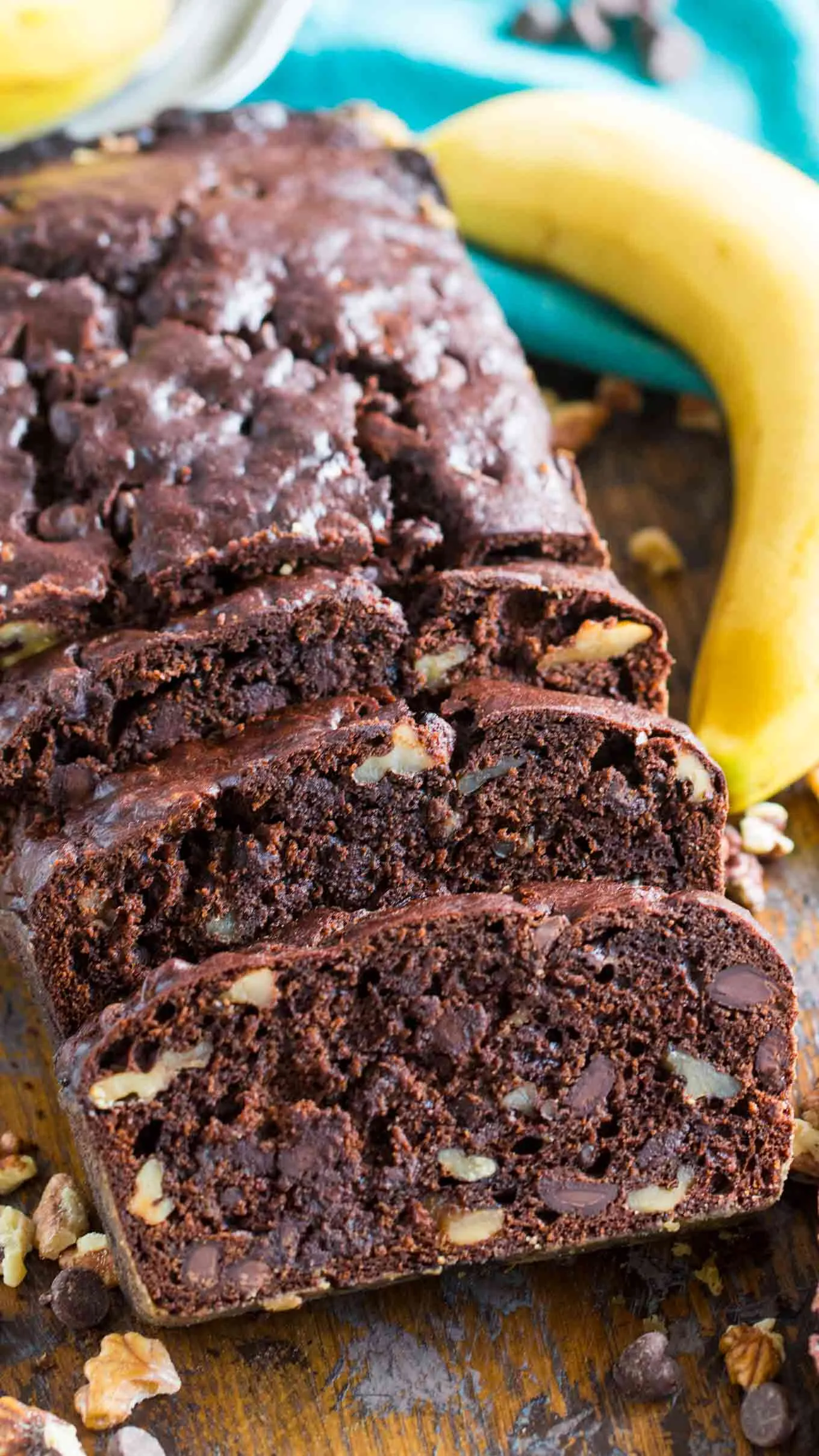 Classic Banana Bread Kicked Up a Notch Dark Chocolate Banana Bread with Cayenne