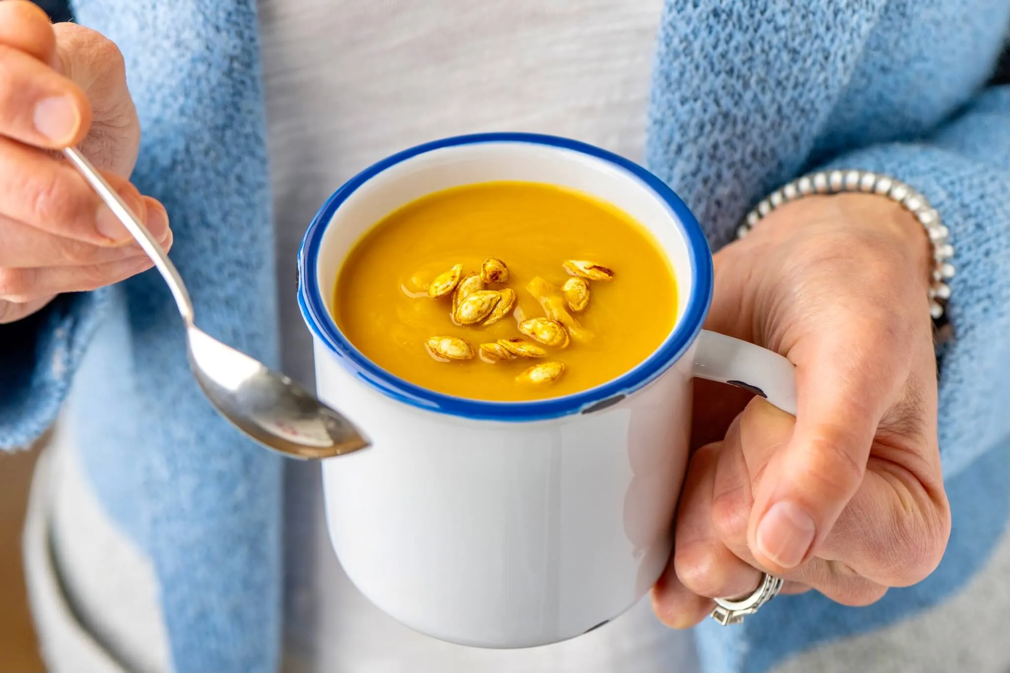 Classic Butternut Squash Soup with Options
