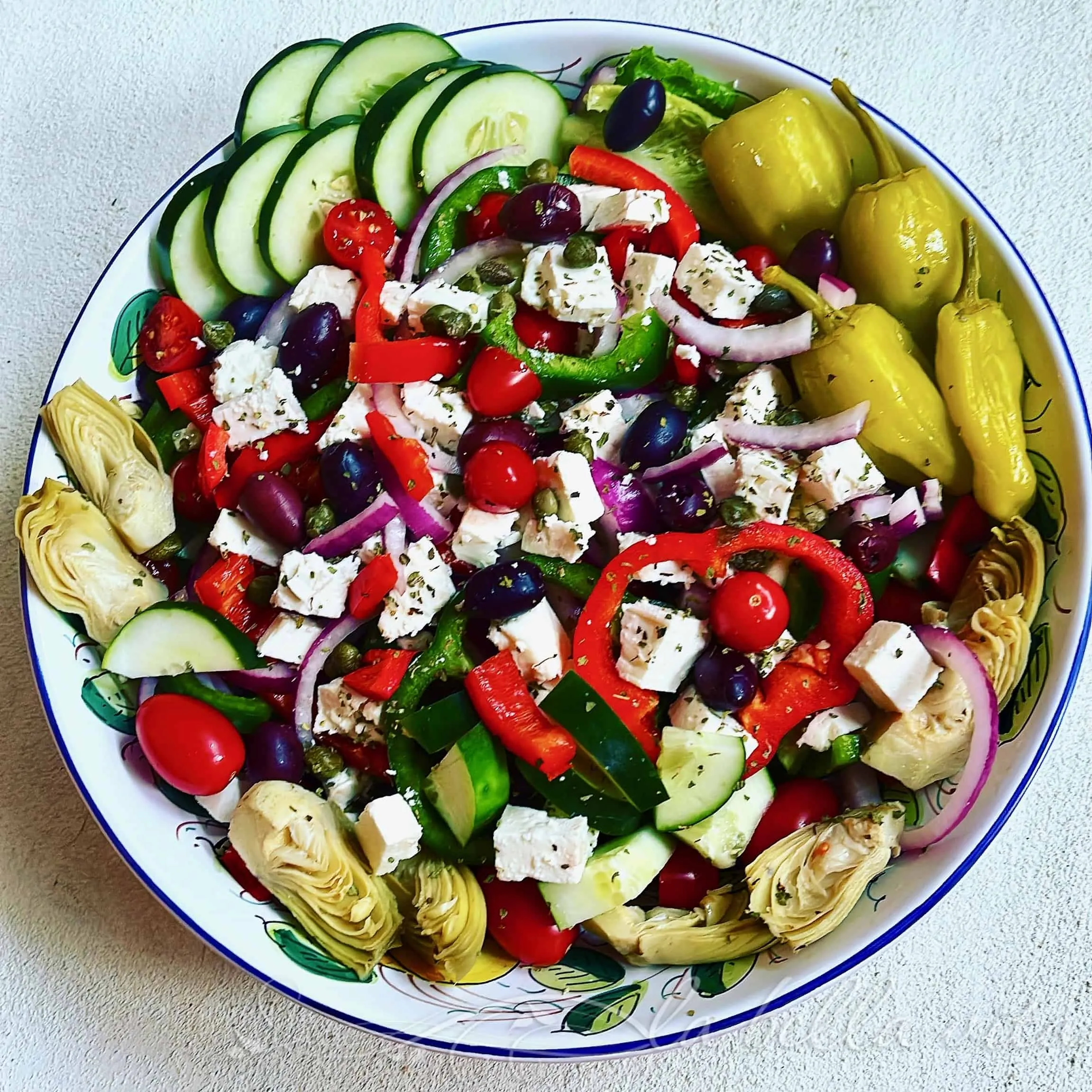 Classic Greek Winter Salad