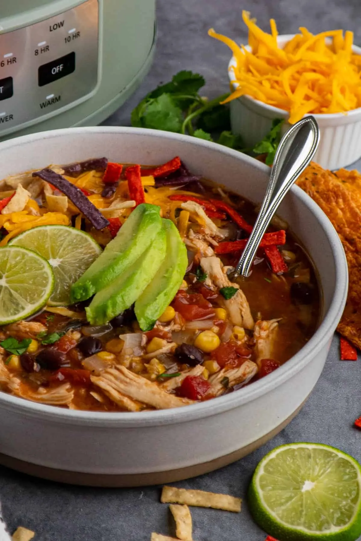 Clean Chicken Tortilla Soup Crock Pot