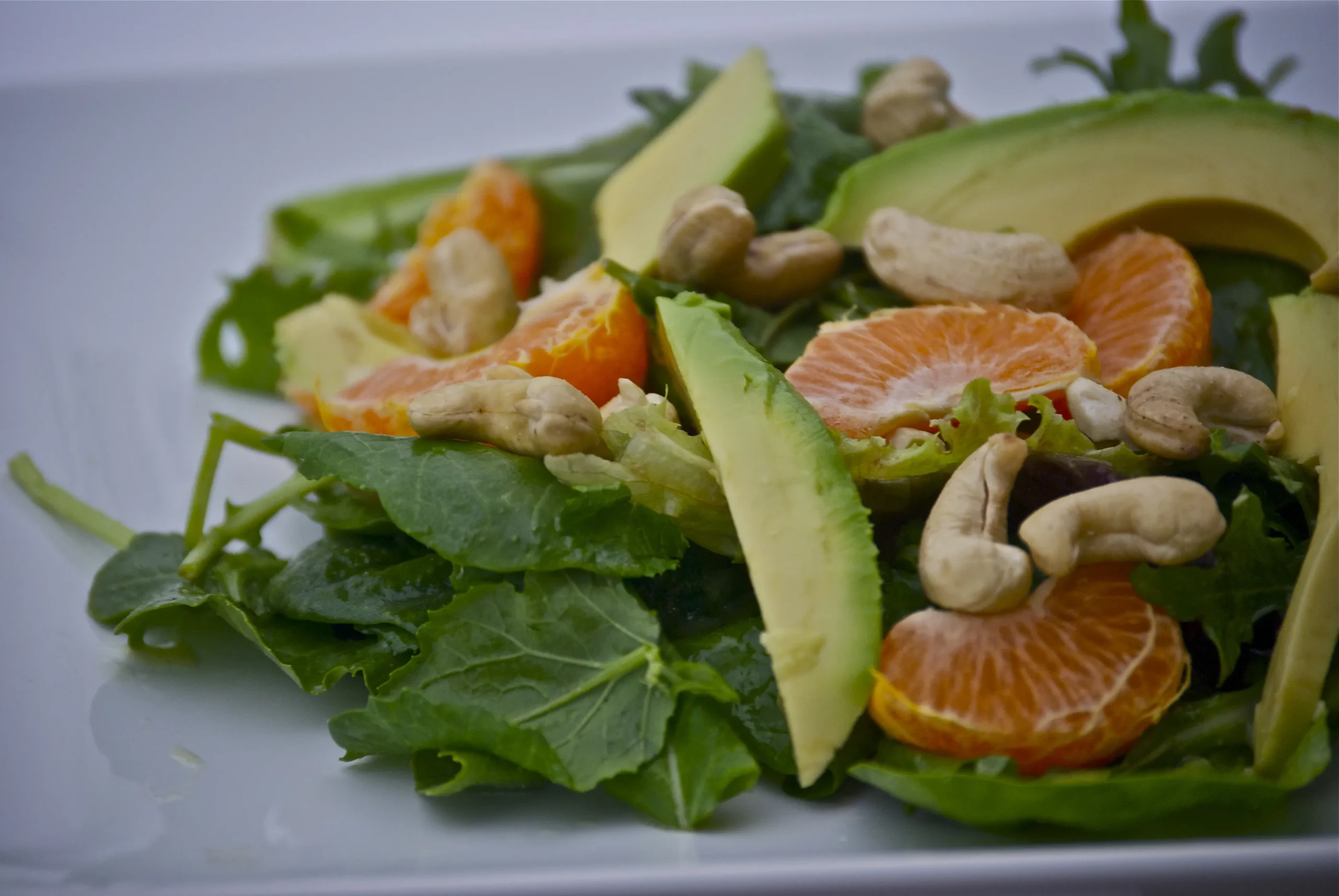 Clean Eating Avocado Cashew Salad