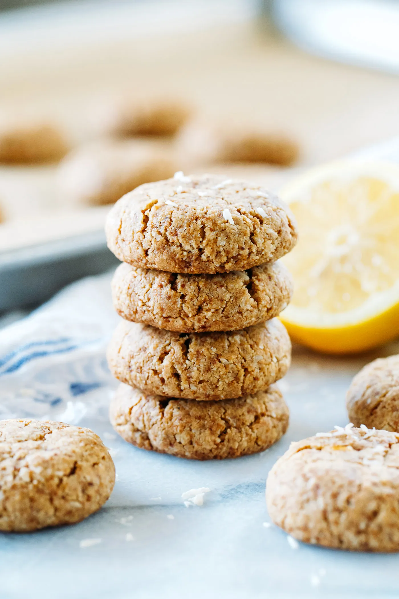 Coconut Lemon Sugar Cookies