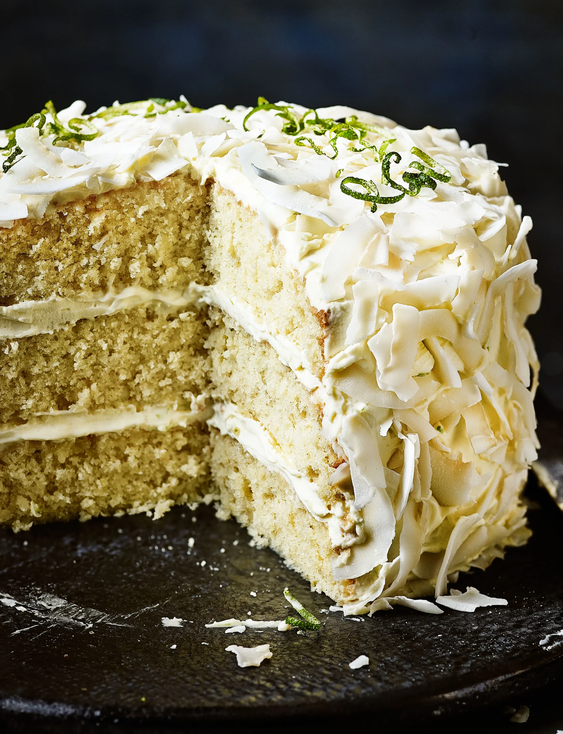 Coconut Lime Layer Cake
