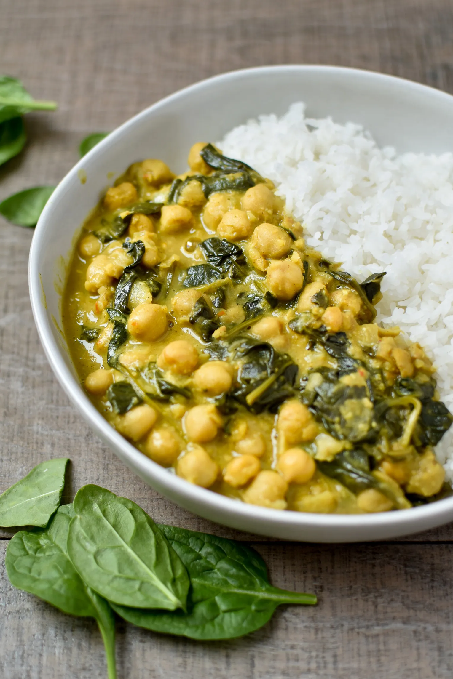 Coconut Red Curry with Chickpeas