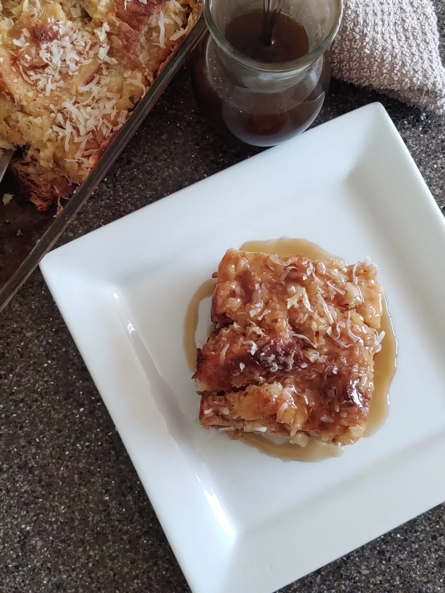 Coffee Soaked Bread Pudding