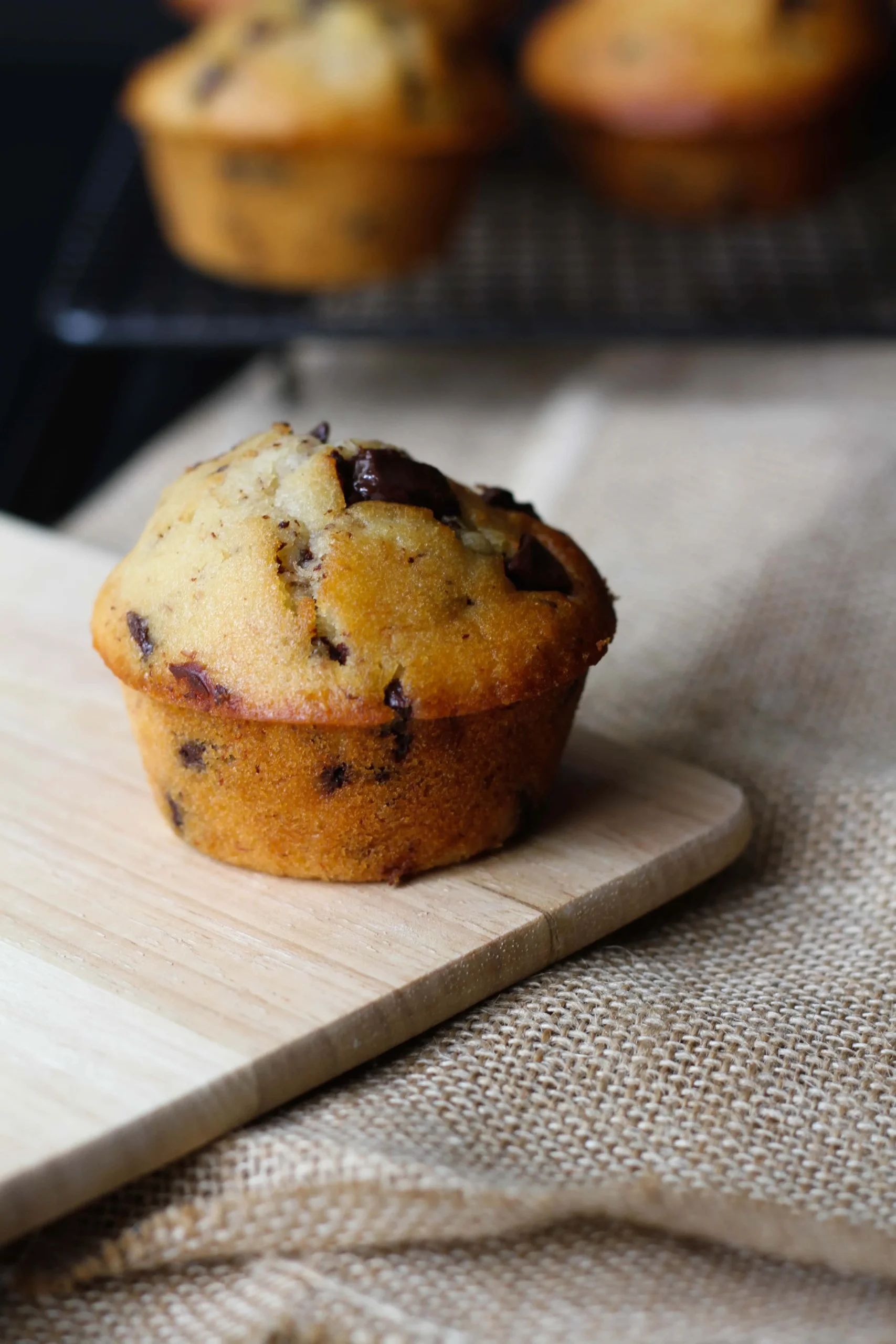 Colombian Chocolate Chunk and Banana Muffins