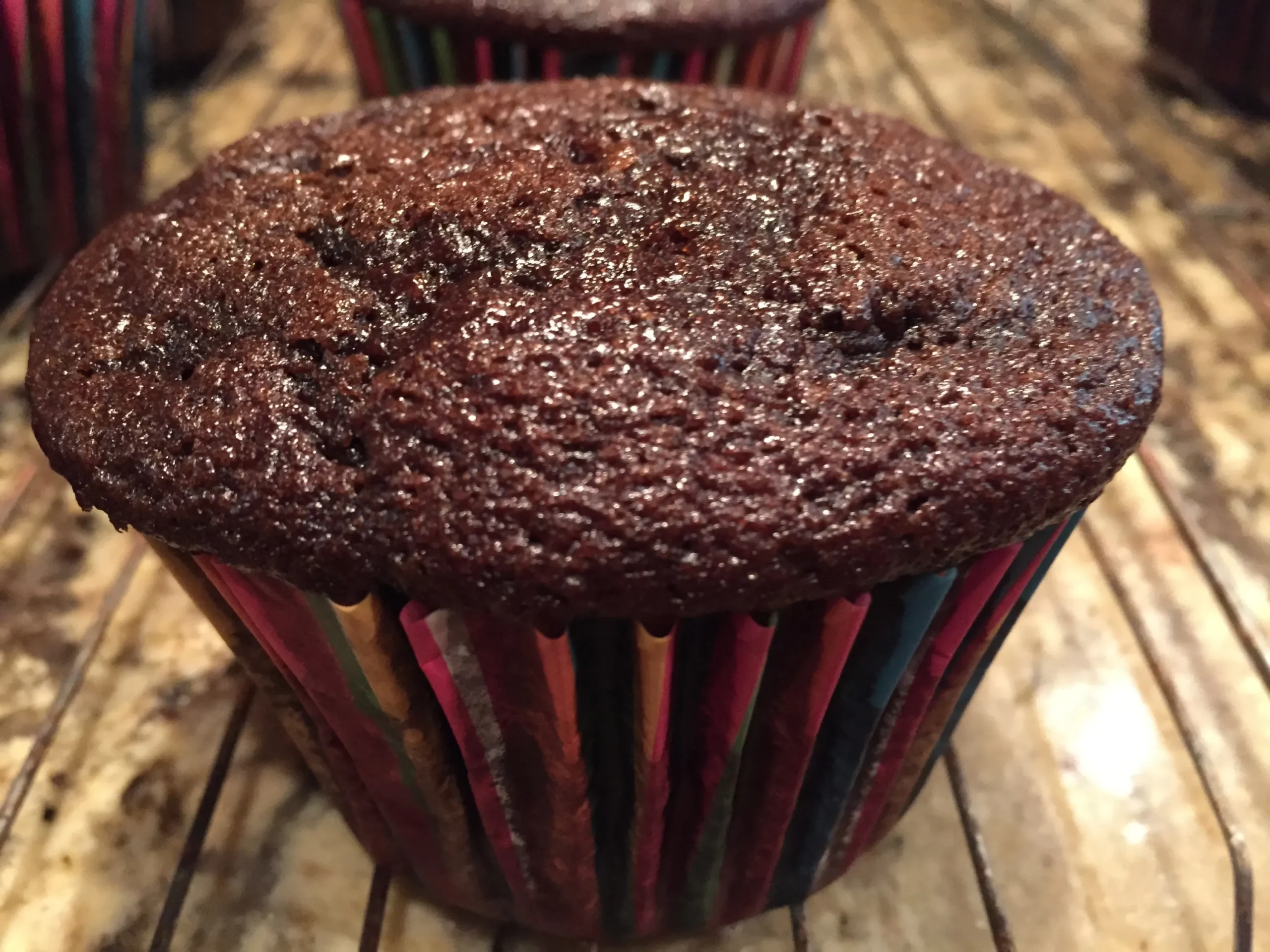 Cookie Dough Stuffed Black Magic Cupcakes