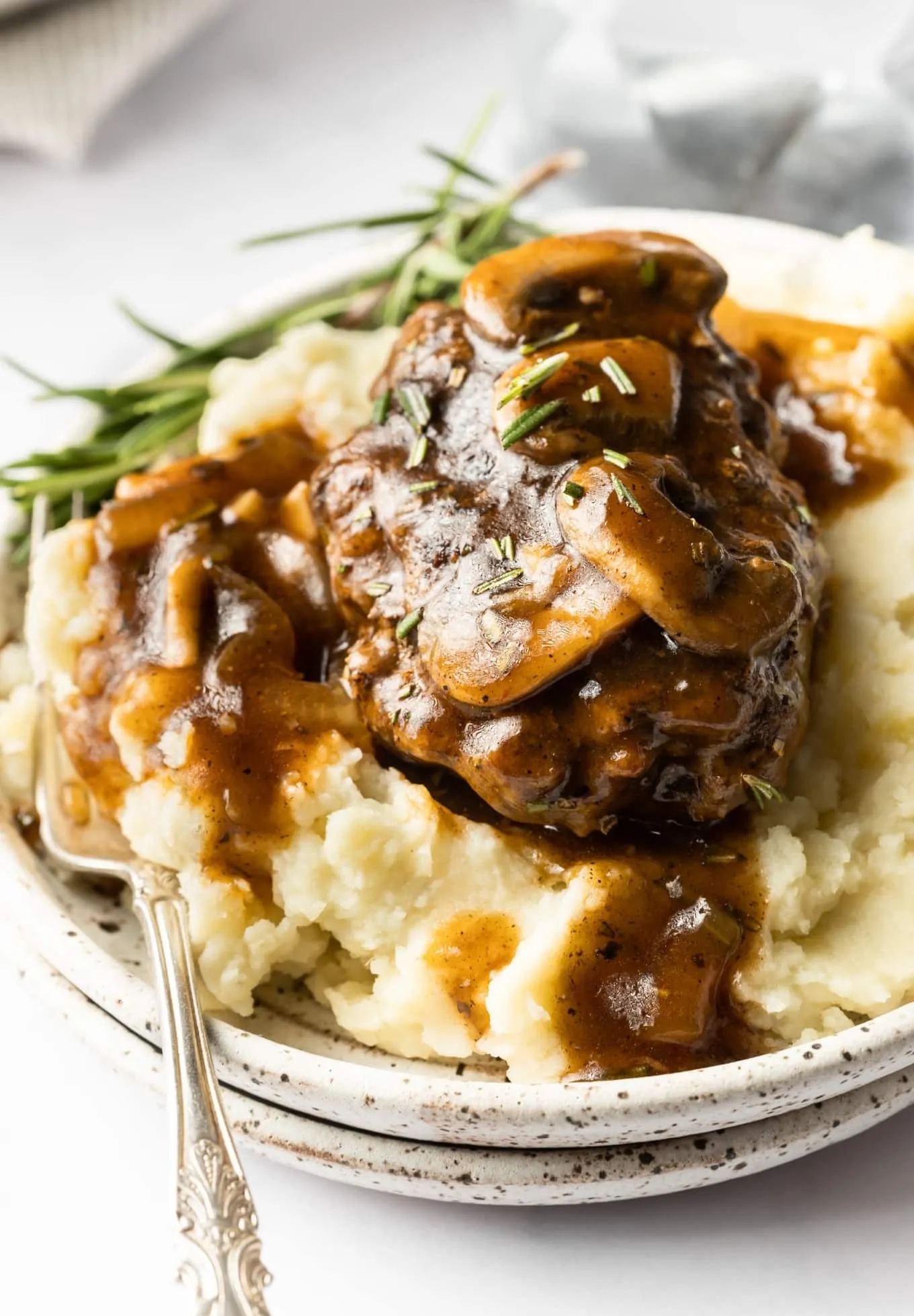 Cooking Light Salisbury Steak with Mushroom Gravy