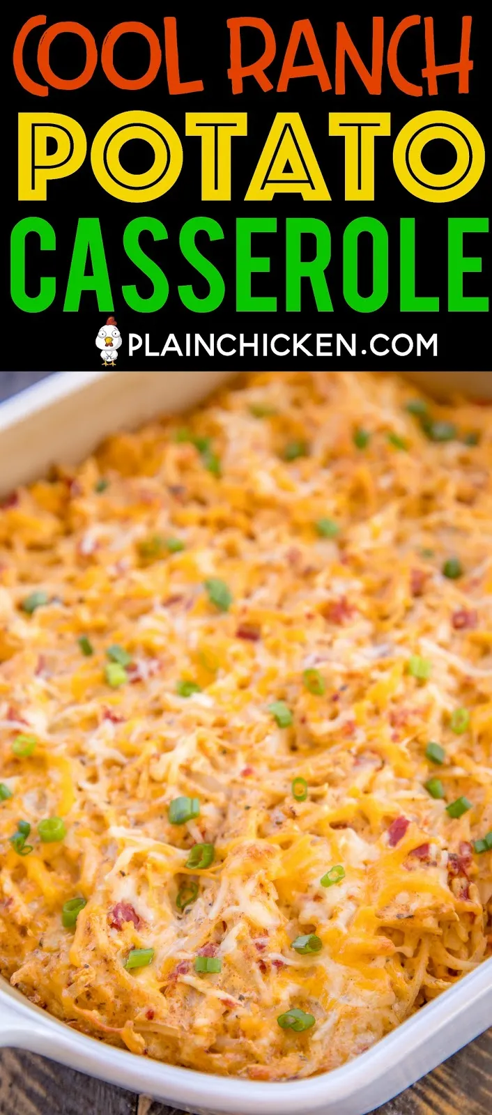Cool Ranch Potato Casserole