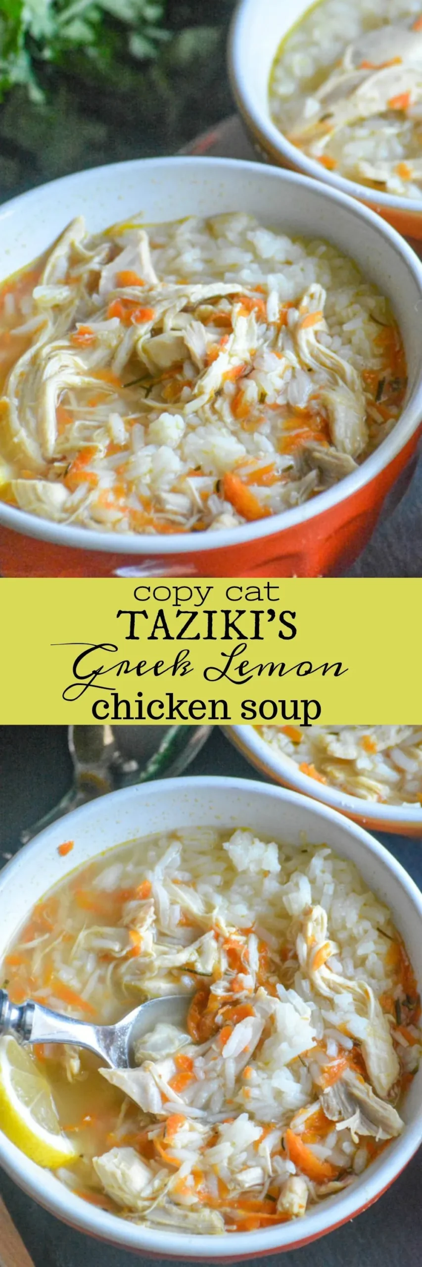 Copy Cat Tazikis Greek Lemon Chicken Soup