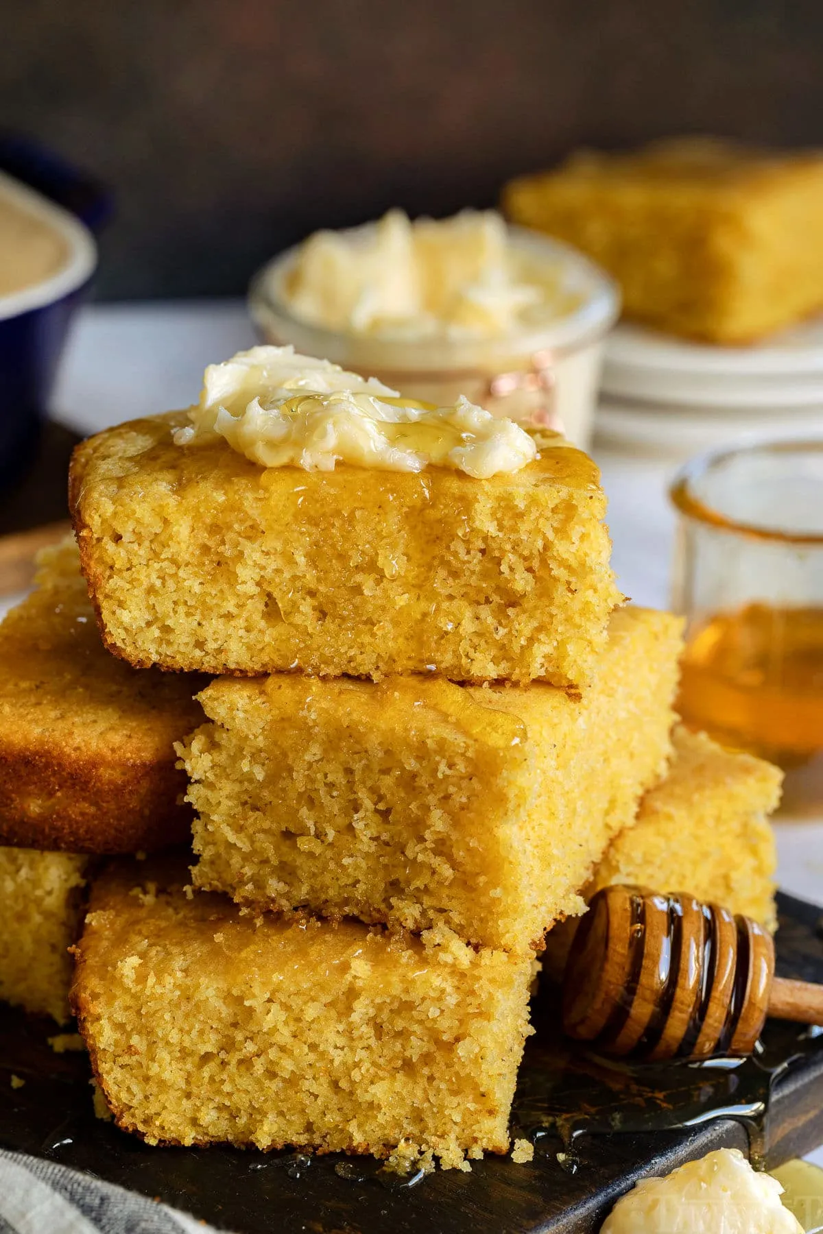 Corn Bread with Honey Butter