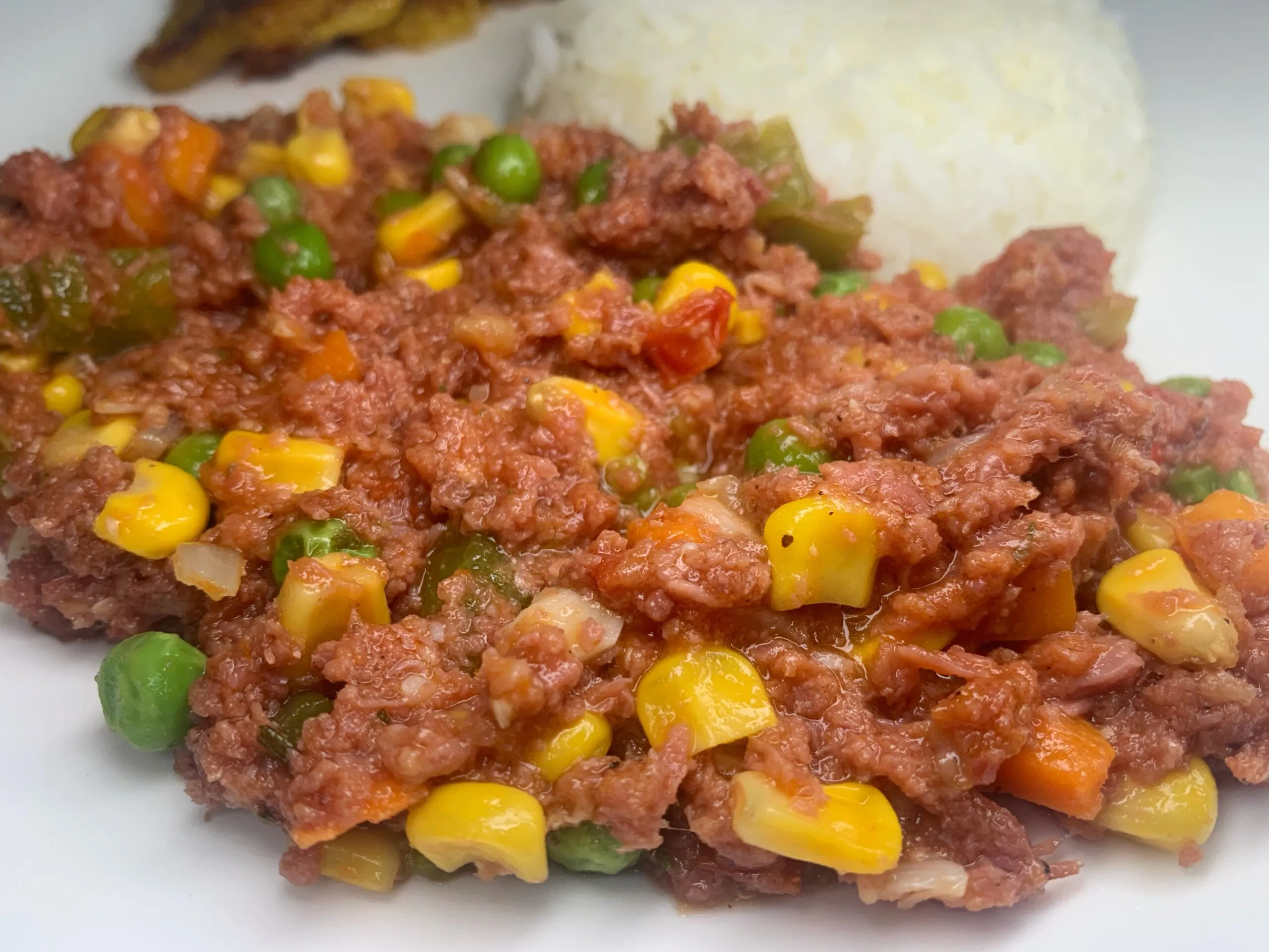 Corned Beef, Cabbage and Rice