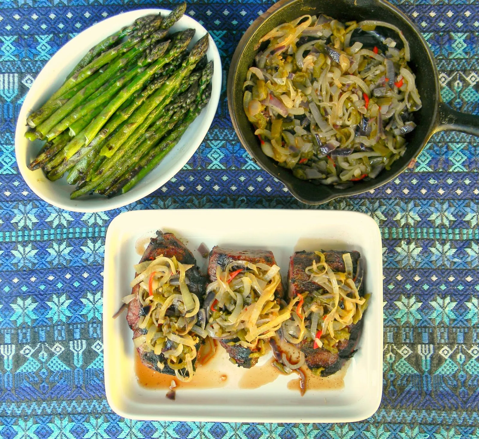 Cowboy Steaks with Onions