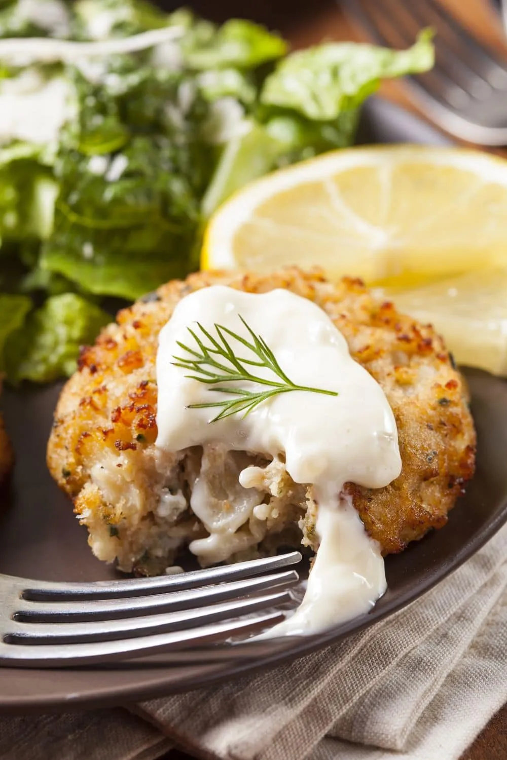 Crab Cakes with Lemon Tarragon Mayonnaise