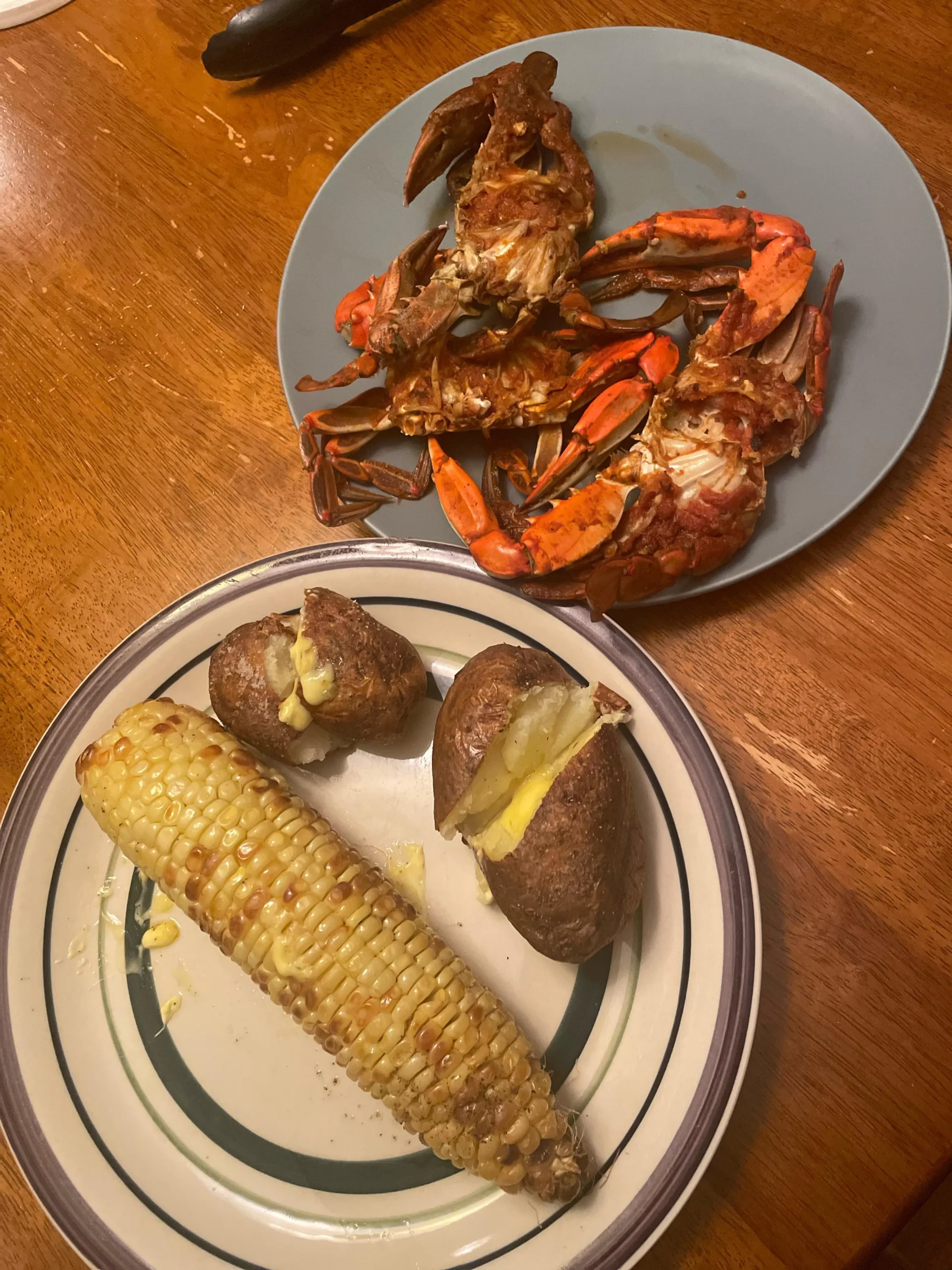 Crab and Sweet Corn Potato Bake